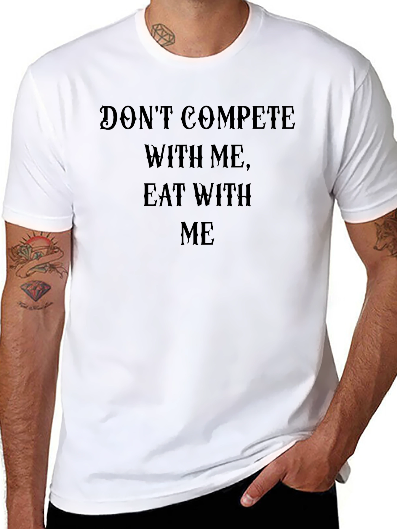 Eat With Me Graphic Tee