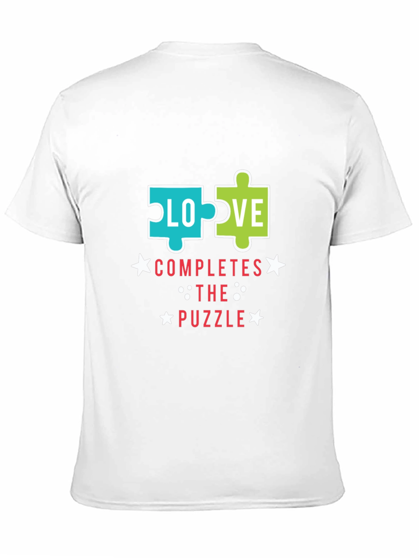 Love Completes the Puzzle Graphic T-Shirt