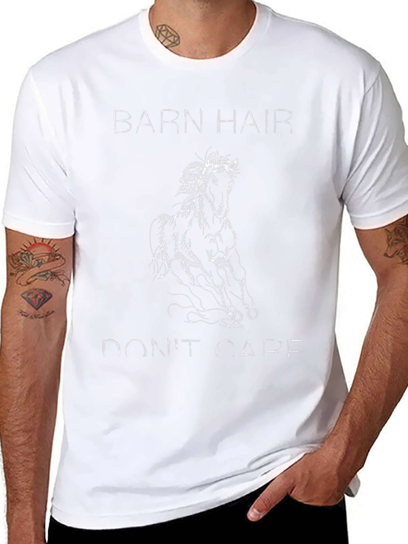 Barn Hair Dont Care Graphic Tee