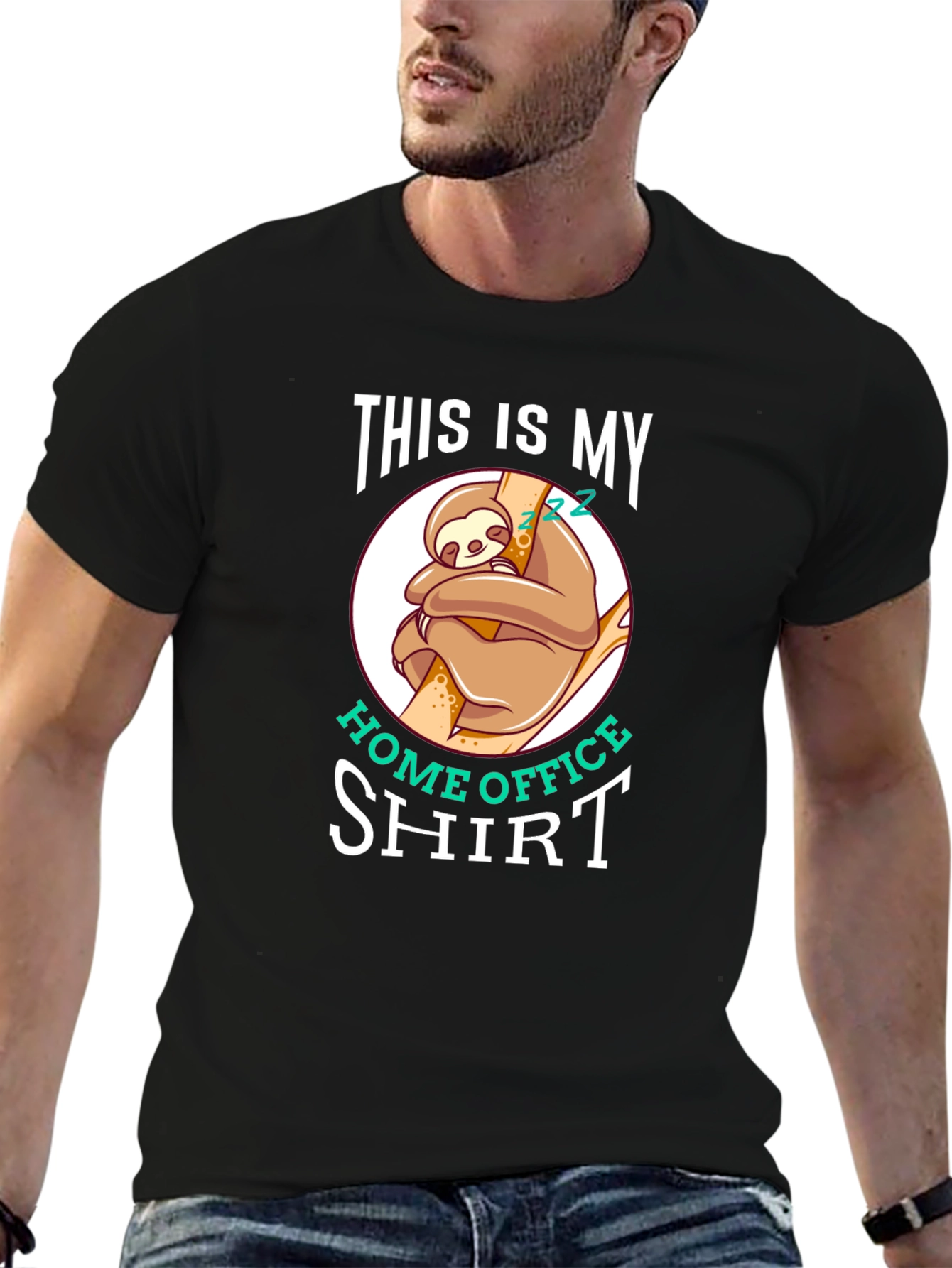 Home Office Sloth T-Shirt