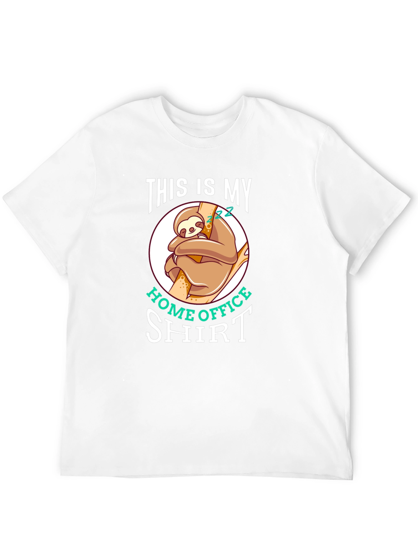 Home Office Sloth T-Shirt