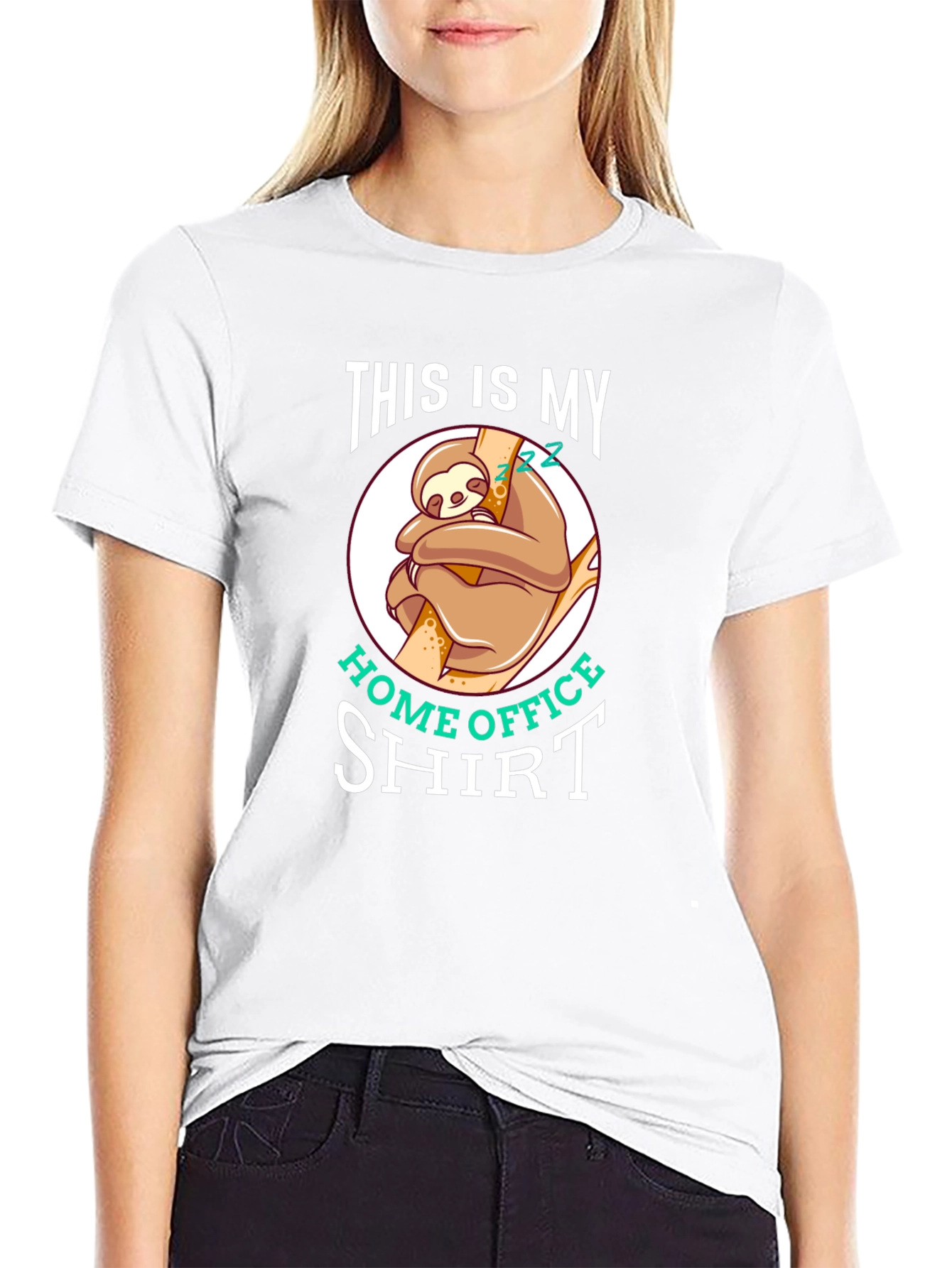 Home Office Sloth T-Shirt