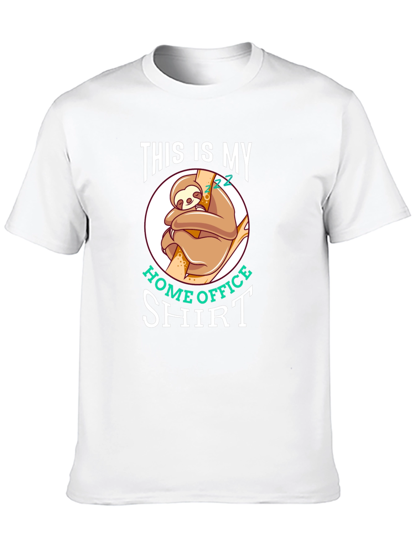 Home Office Sloth T-Shirt