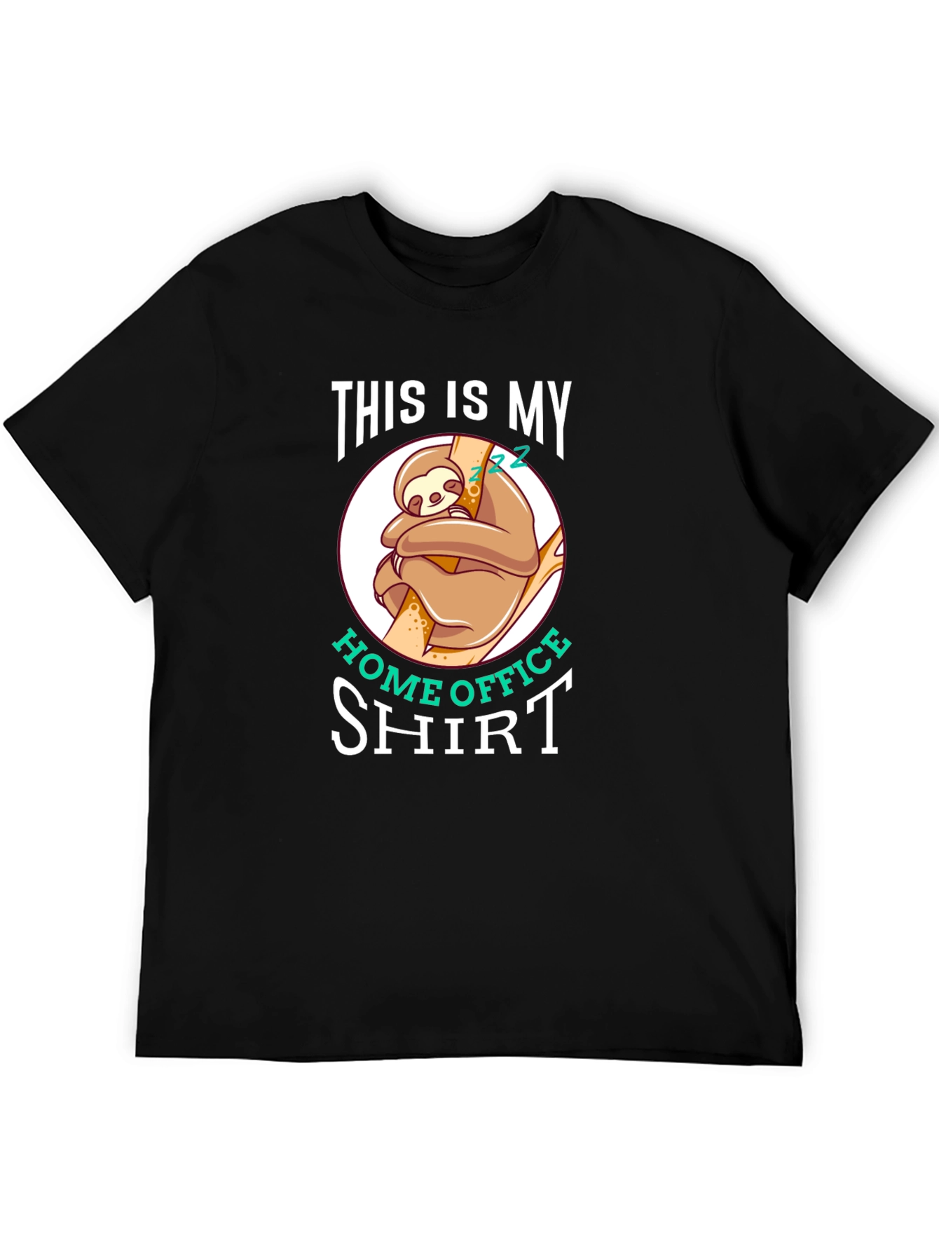 Home Office Sloth T-Shirt