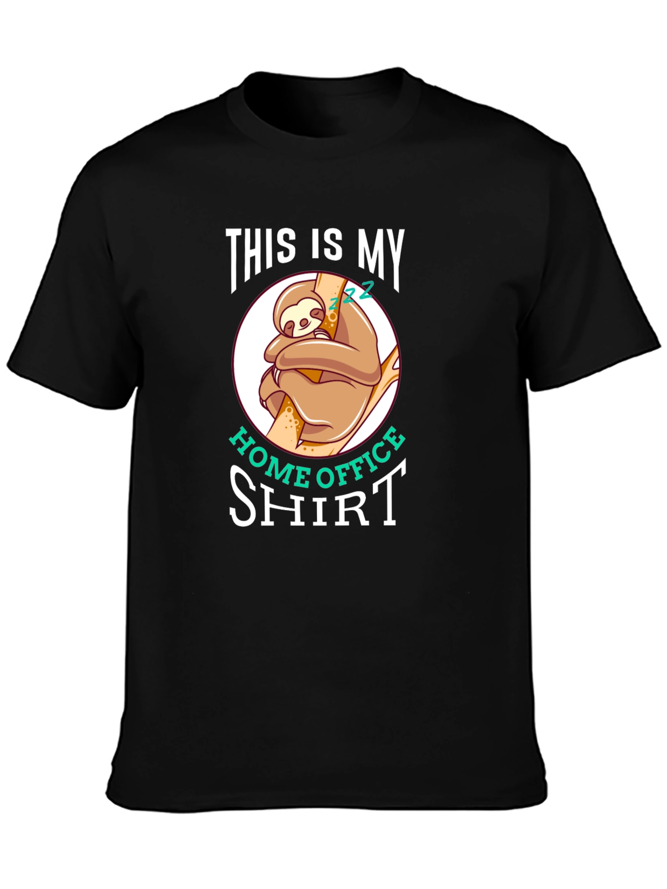 Home Office Sloth T-Shirt