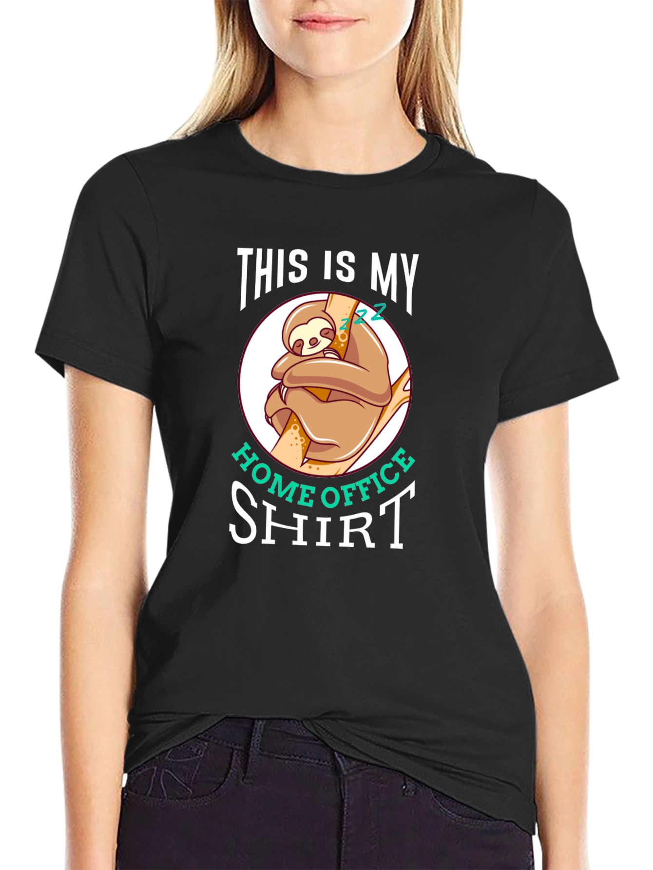Home Office Sloth T-Shirt