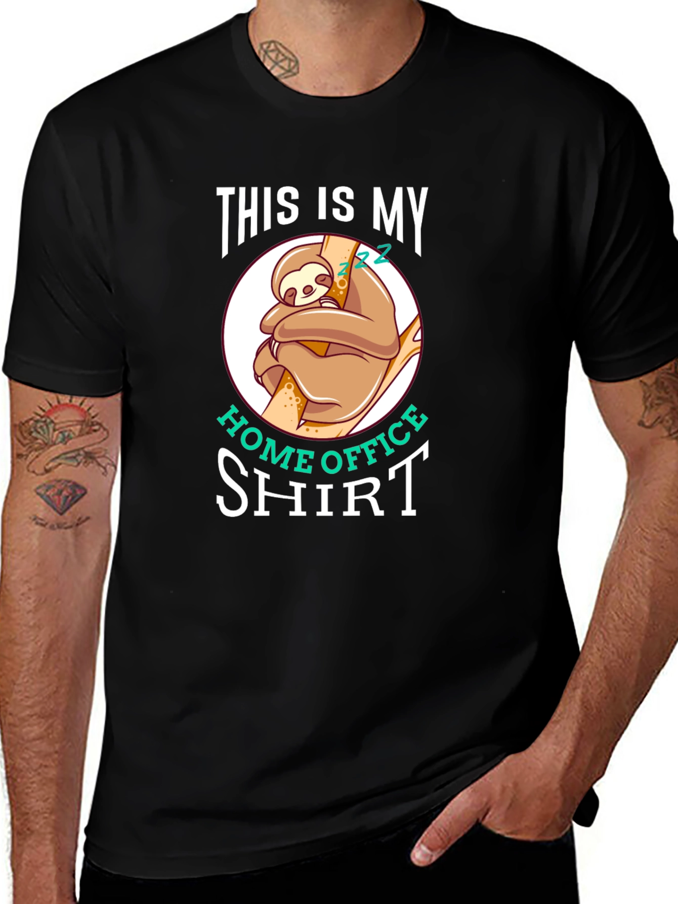 Home Office Sloth T-Shirt