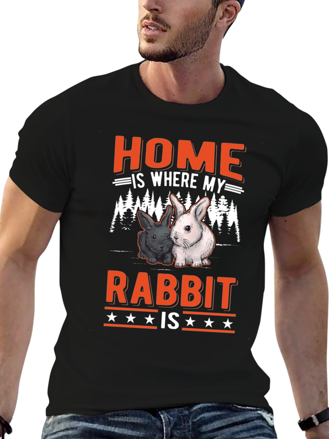 Home is Where My Rabbit Is T-Shirt