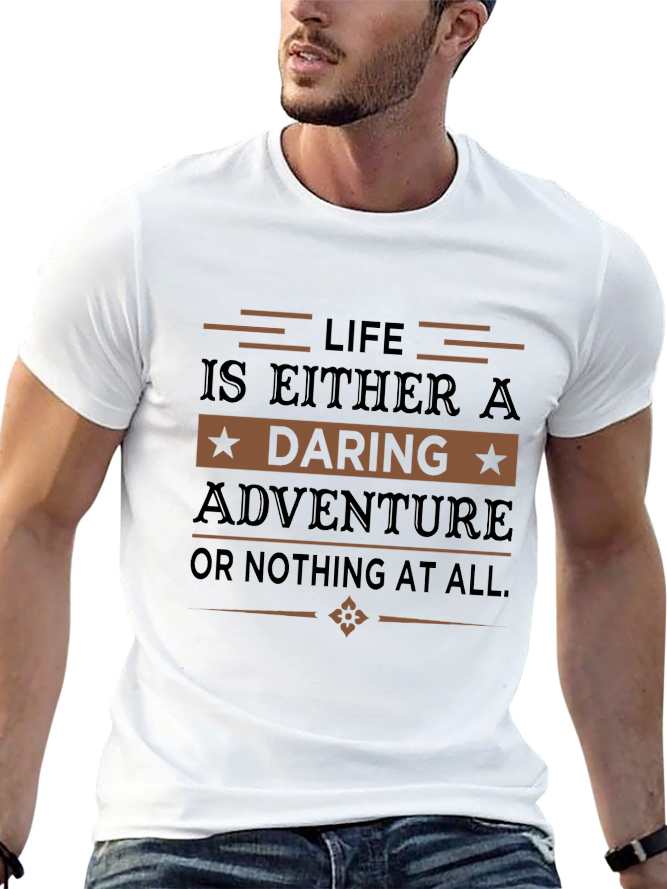 Daring Adventure Graphic T-Shirt - Inspirational Tee