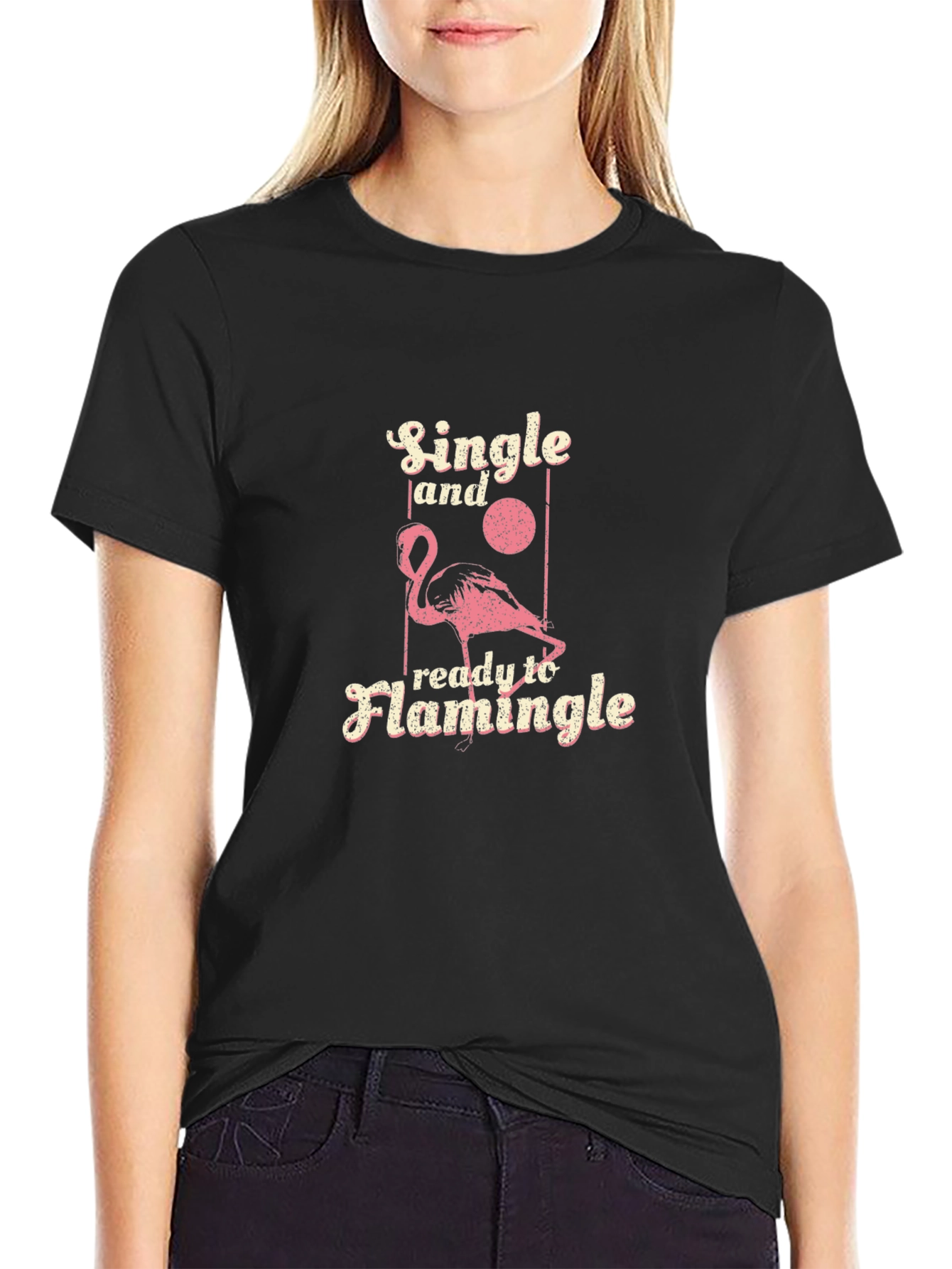 Single and Ready to Flamingle T-Shirt