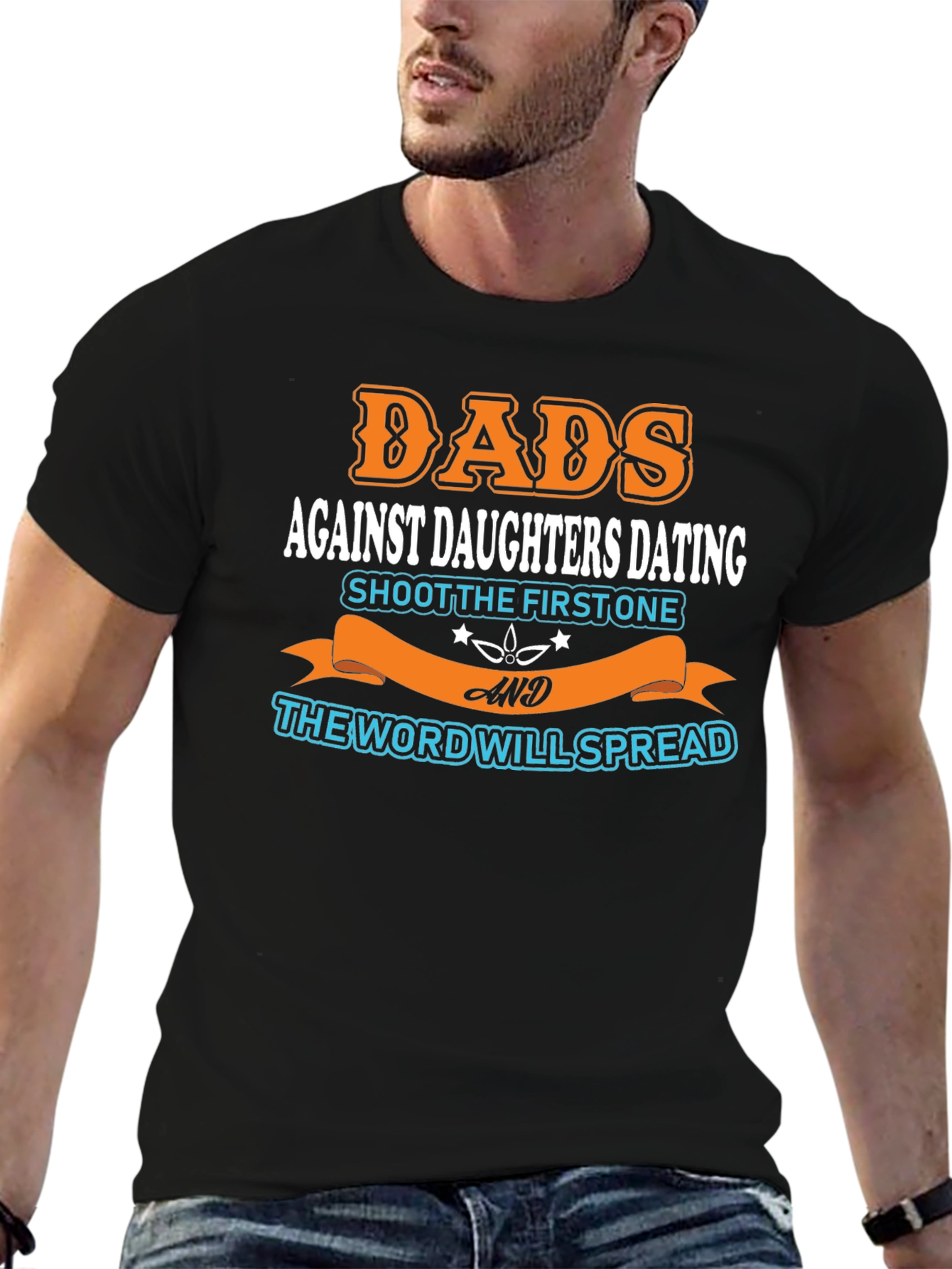 Dads Against Daughters Dating Graphic T-Shirt