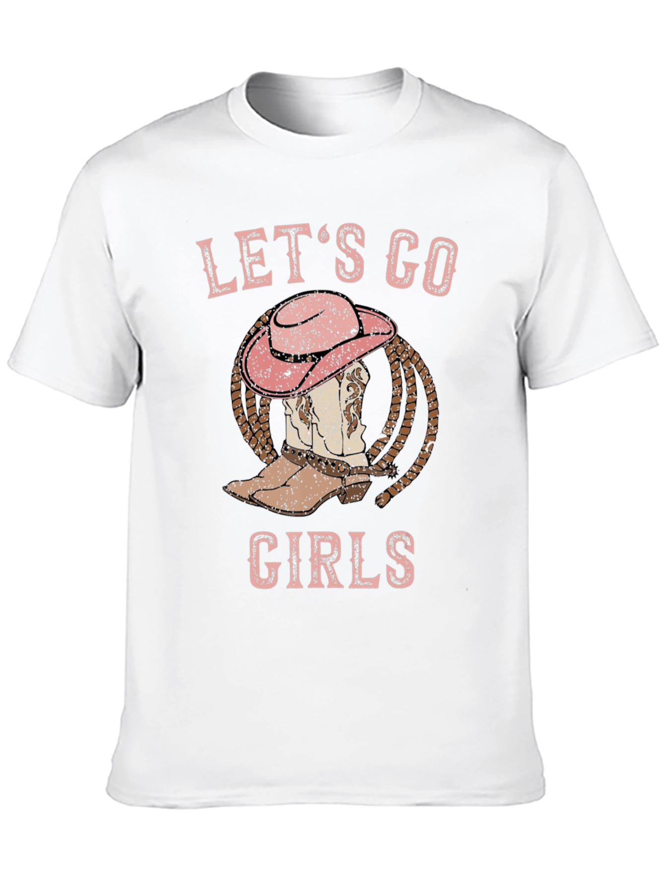 Lets Go Girls Cowboy Boot T-Shirt