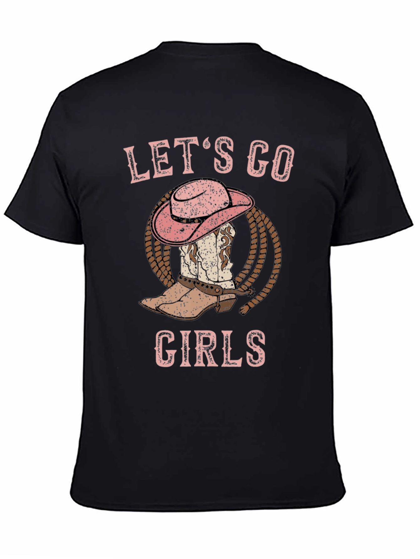 Lets Go Girls Cowboy Boot T-Shirt