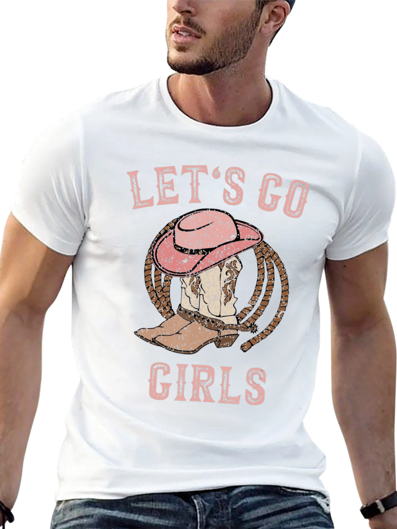 Lets Go Girls Cowboy Boot T-Shirt