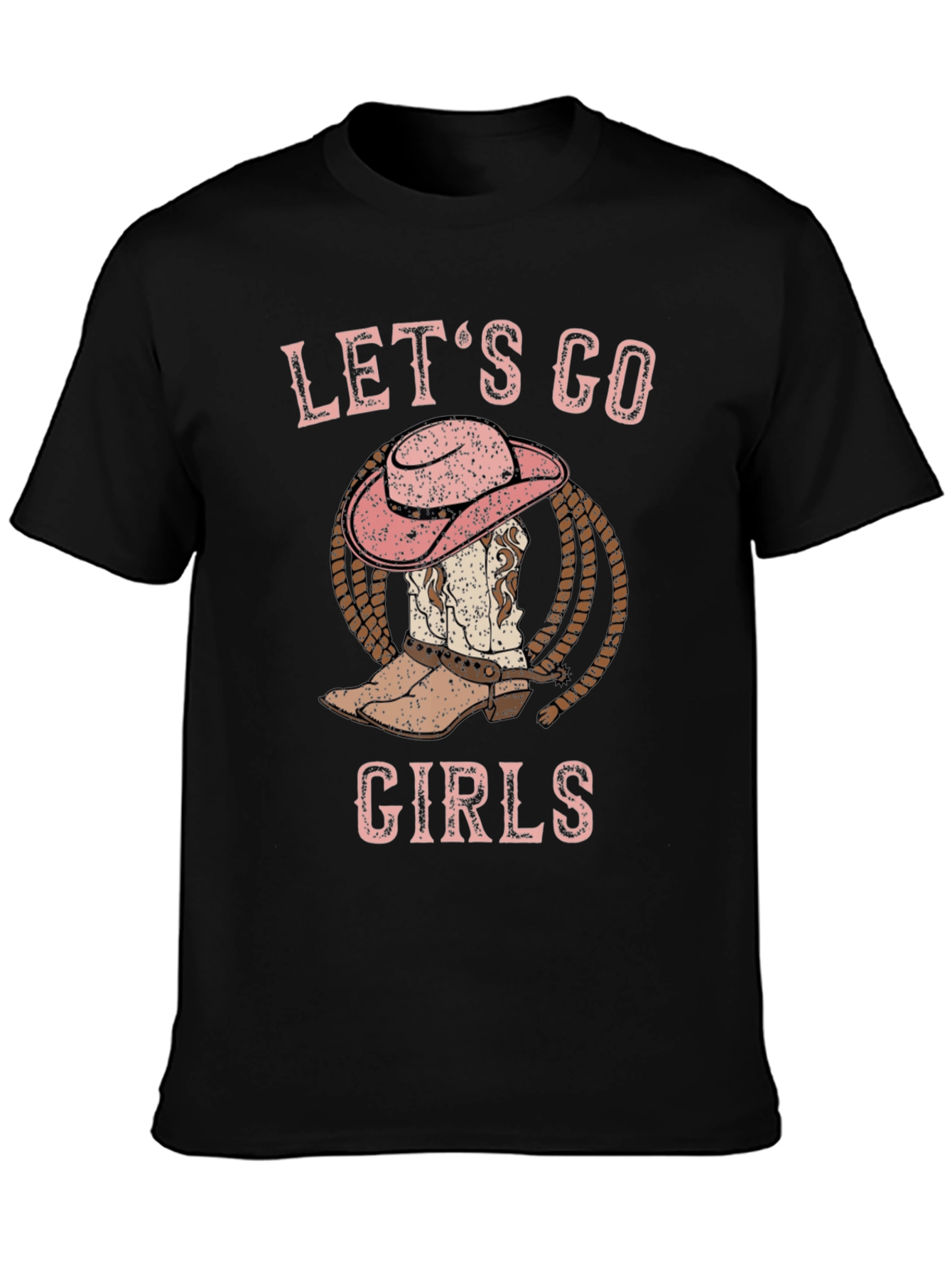 Lets Go Girls Cowboy Boot T-Shirt