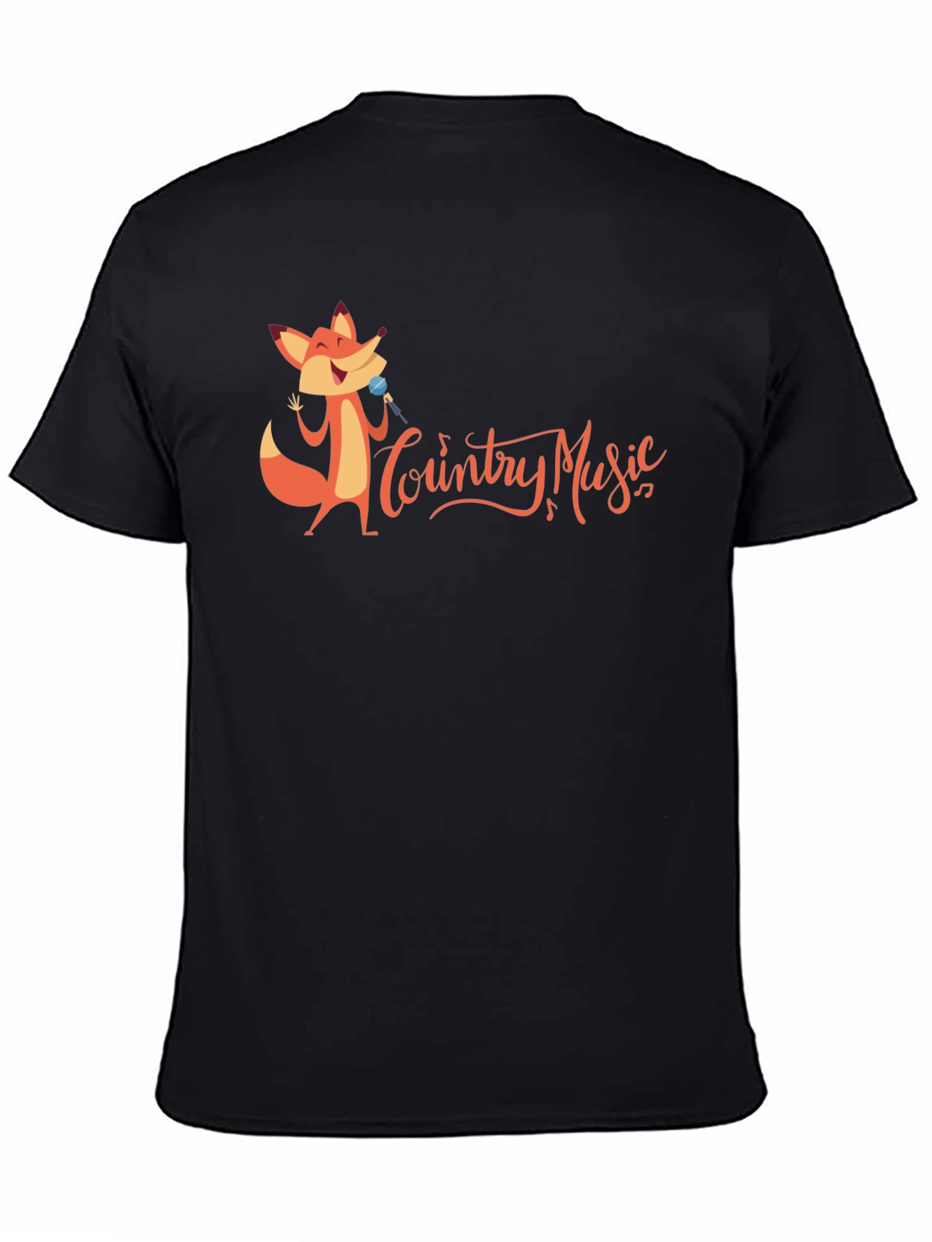 Country Music Fox Graphic T-Shirt