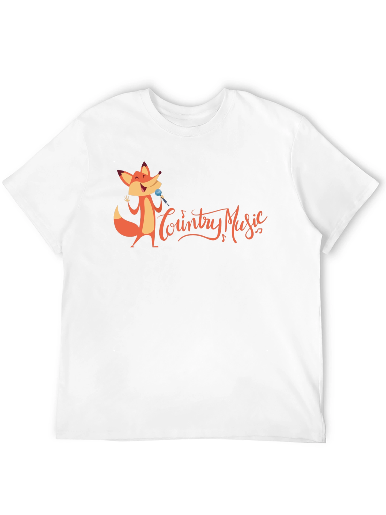 Country Music Fox Graphic T-Shirt