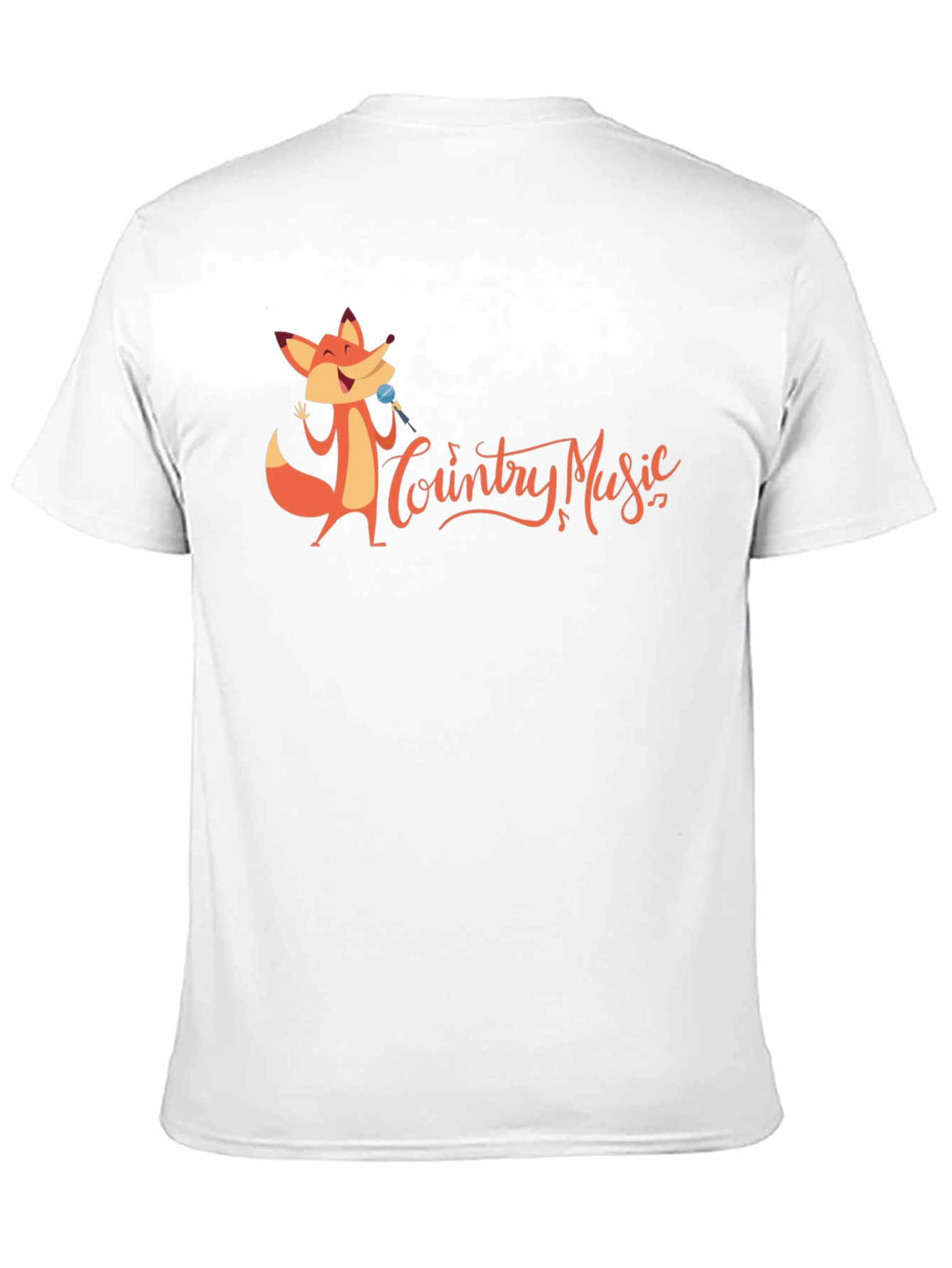 Country Music Fox Graphic T-Shirt
