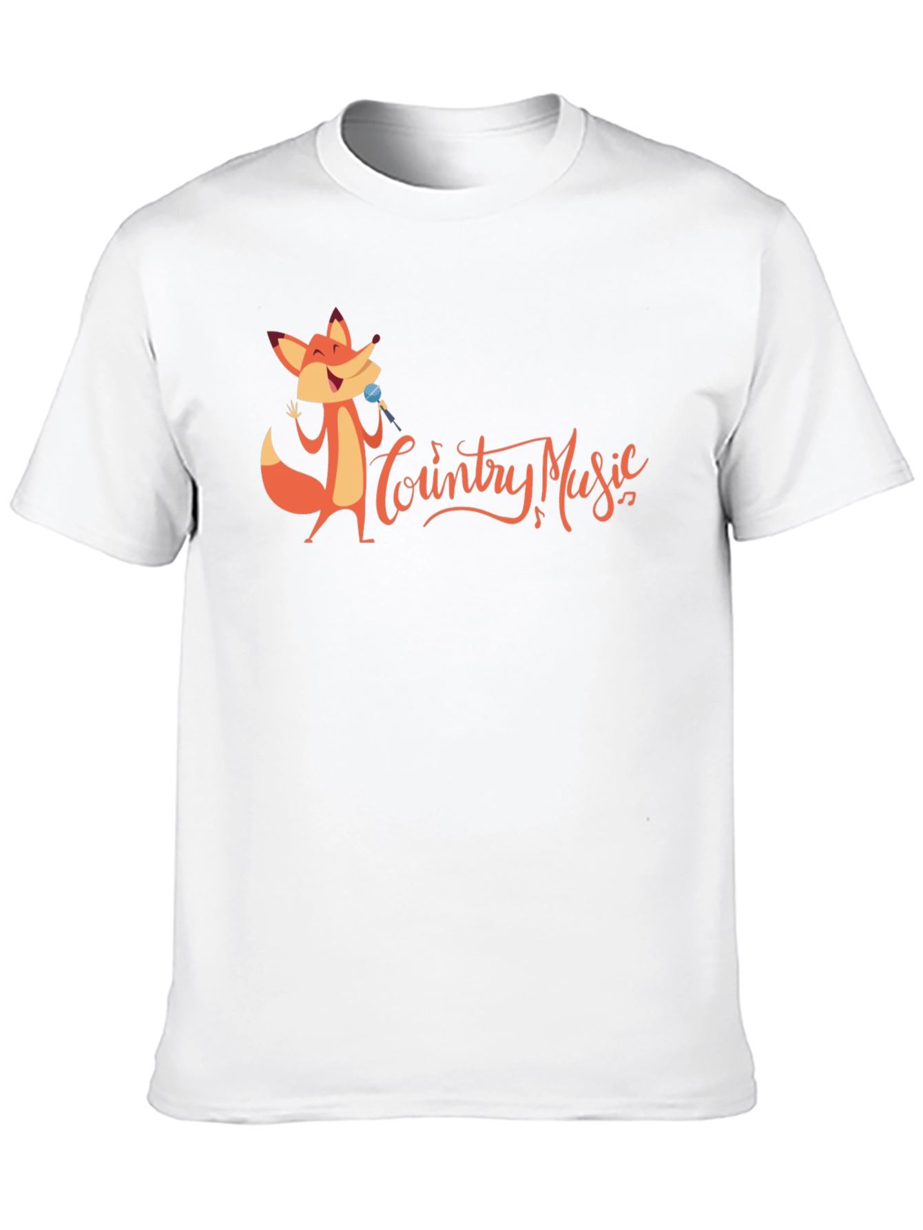 Country Music Fox Graphic T-Shirt