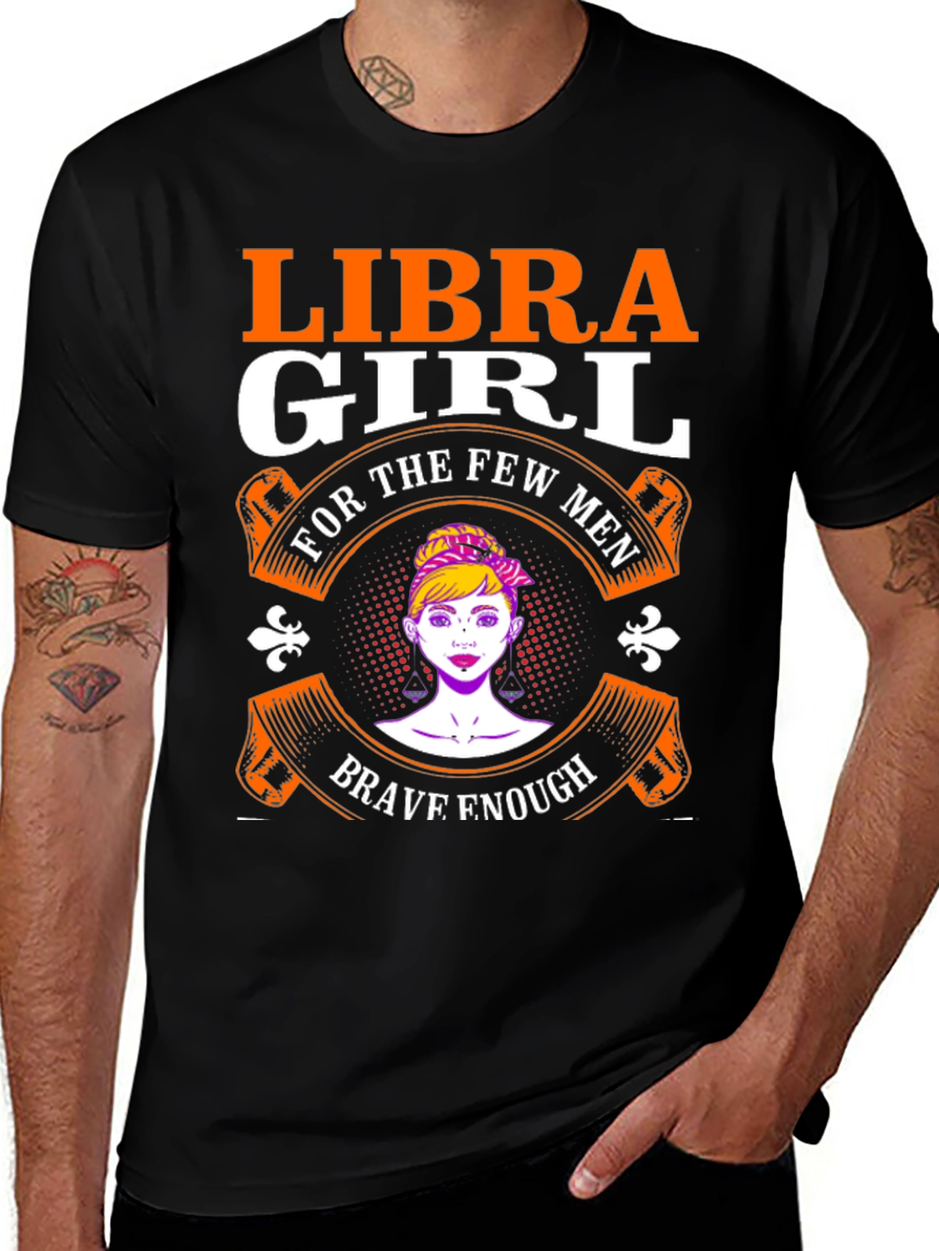 Libra Girl T-Shirt - Brave Enough Design