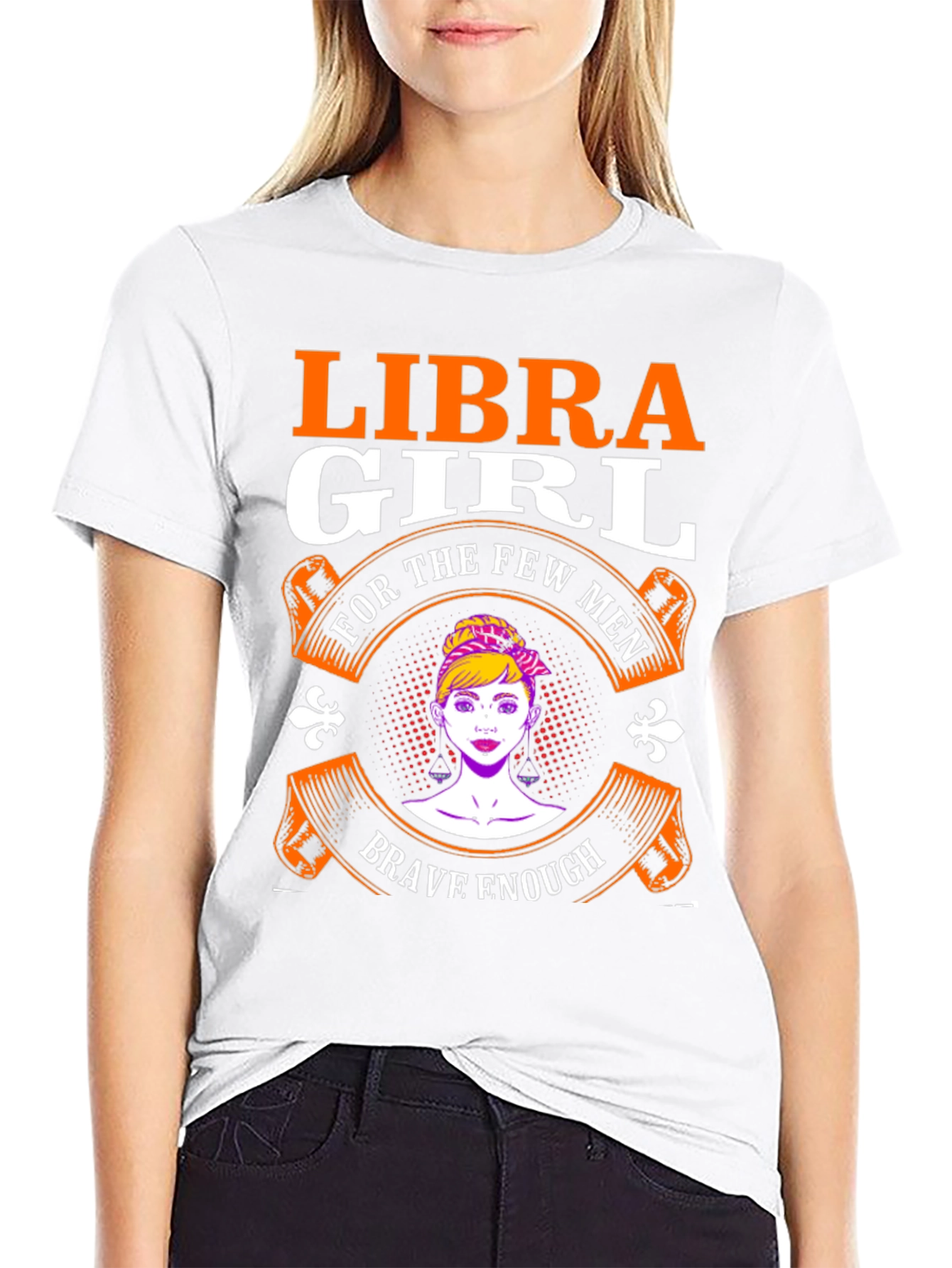 Libra Girl T-Shirt - Brave Enough Design