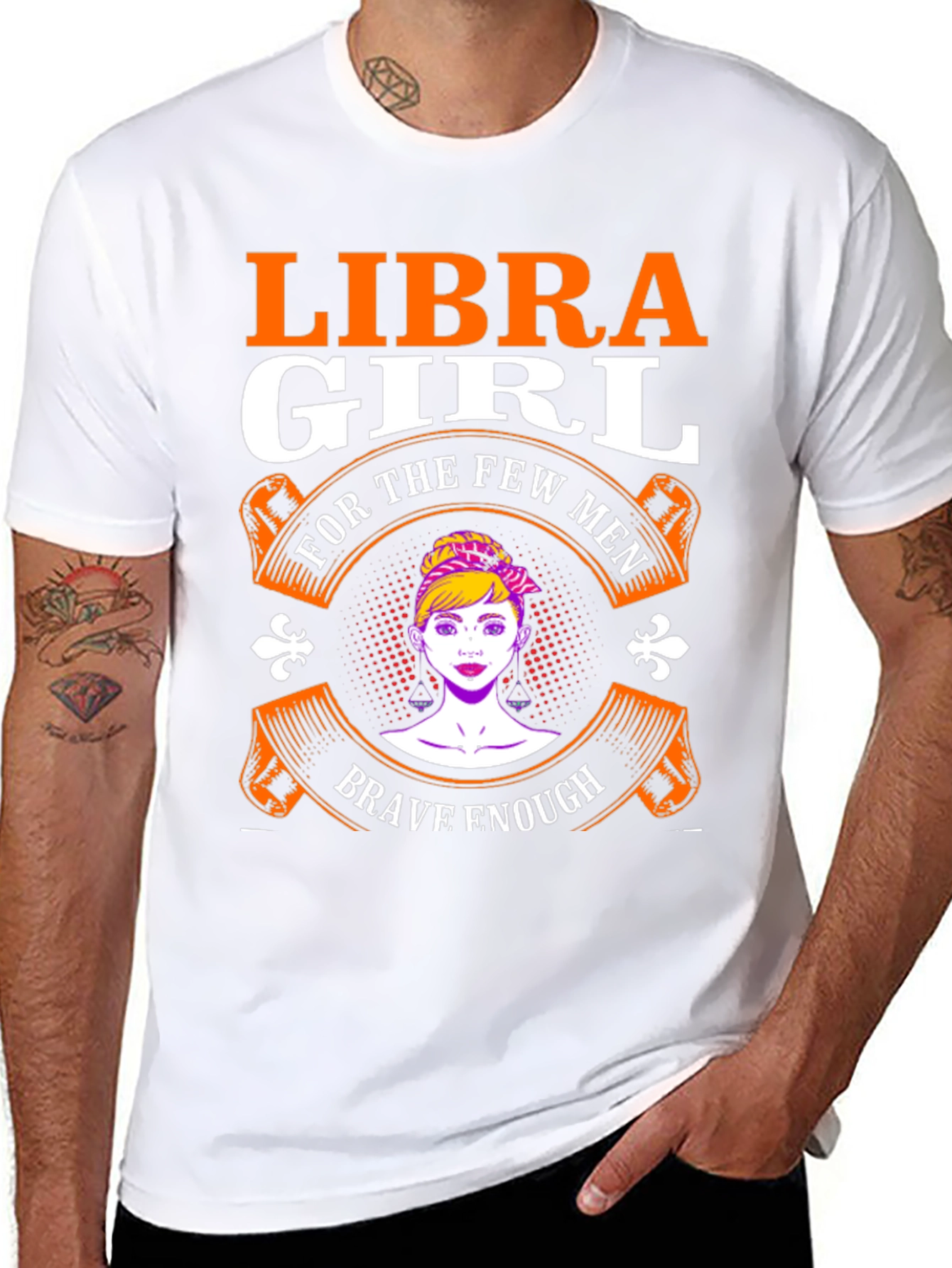 Libra Girl T-Shirt - Brave Enough Design