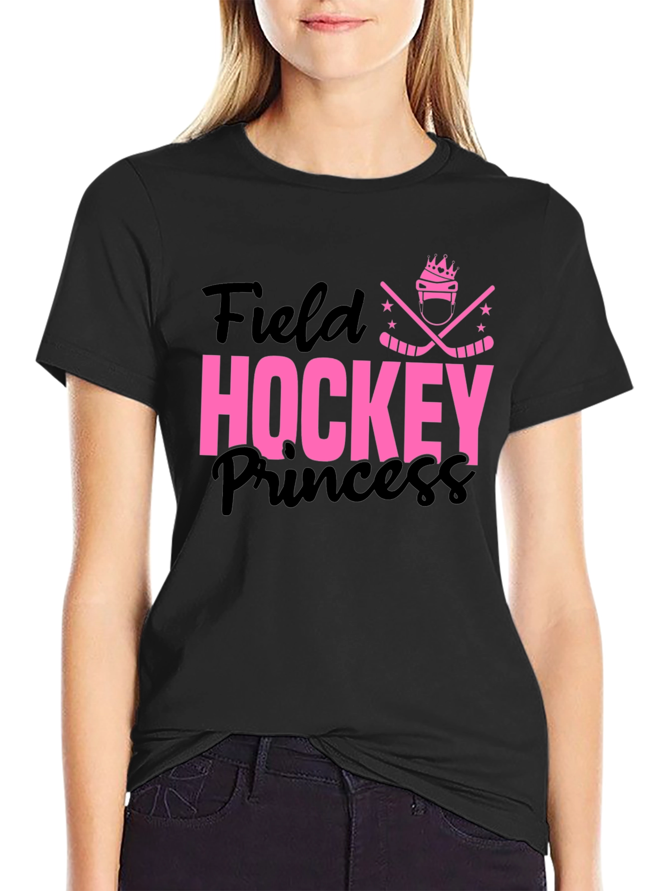 Field Hockey Princess Graphic Tee
