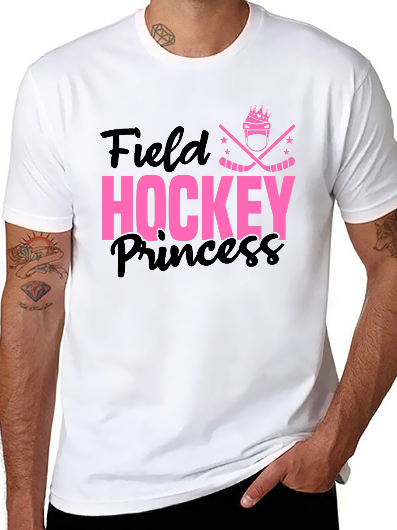 Field Hockey Princess Graphic Tee