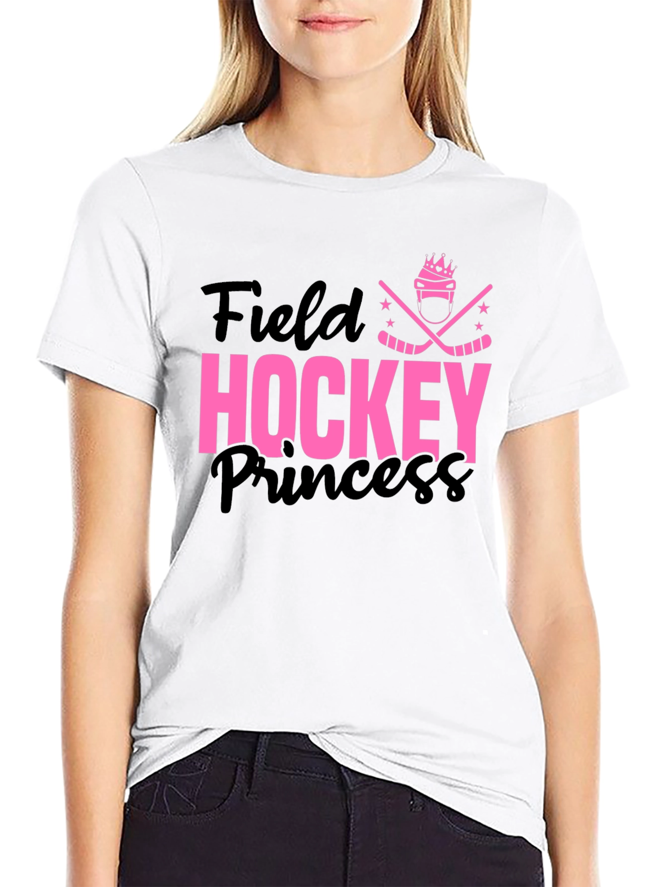 Field Hockey Princess Graphic Tee