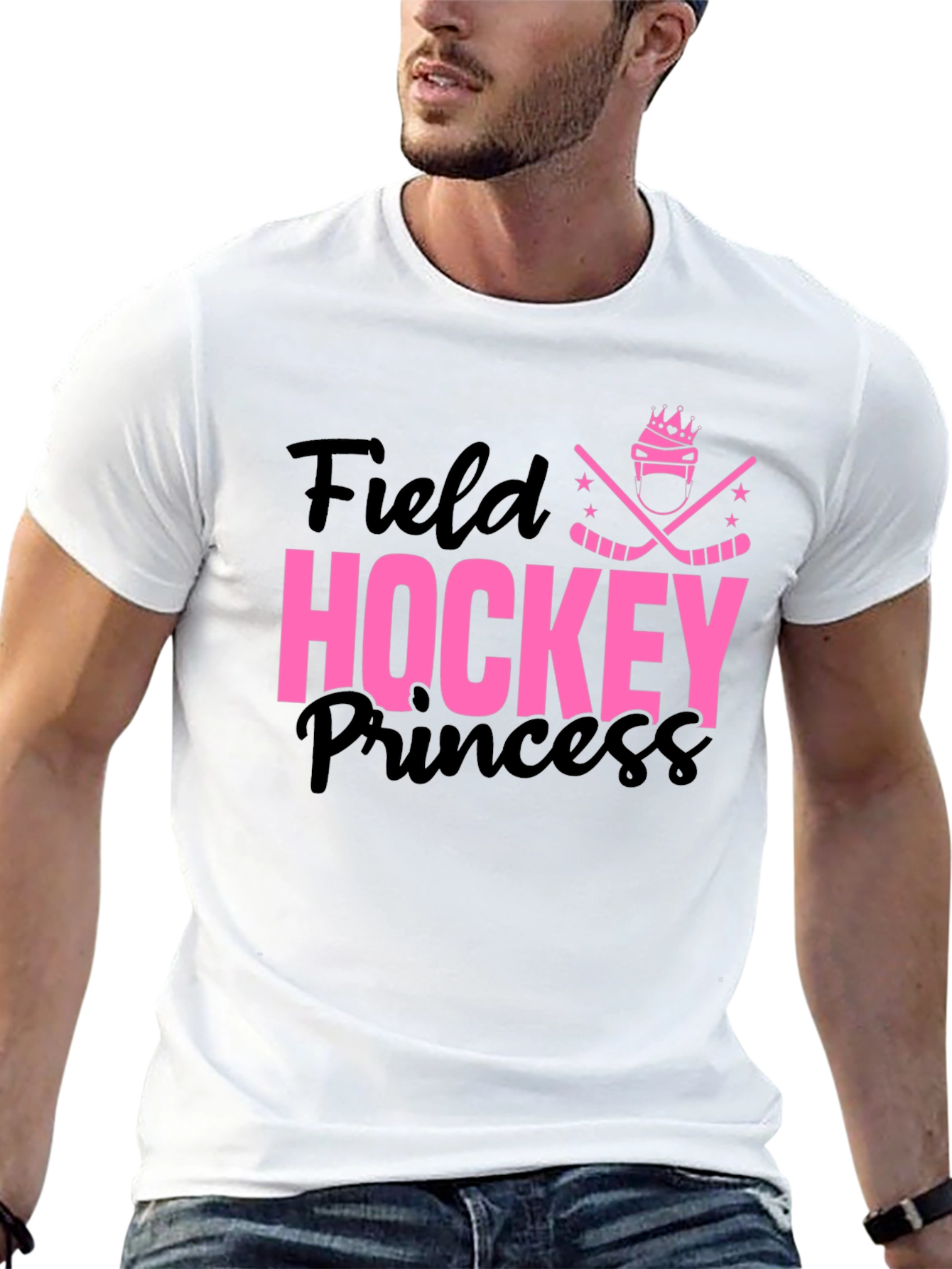 Field Hockey Princess Graphic Tee