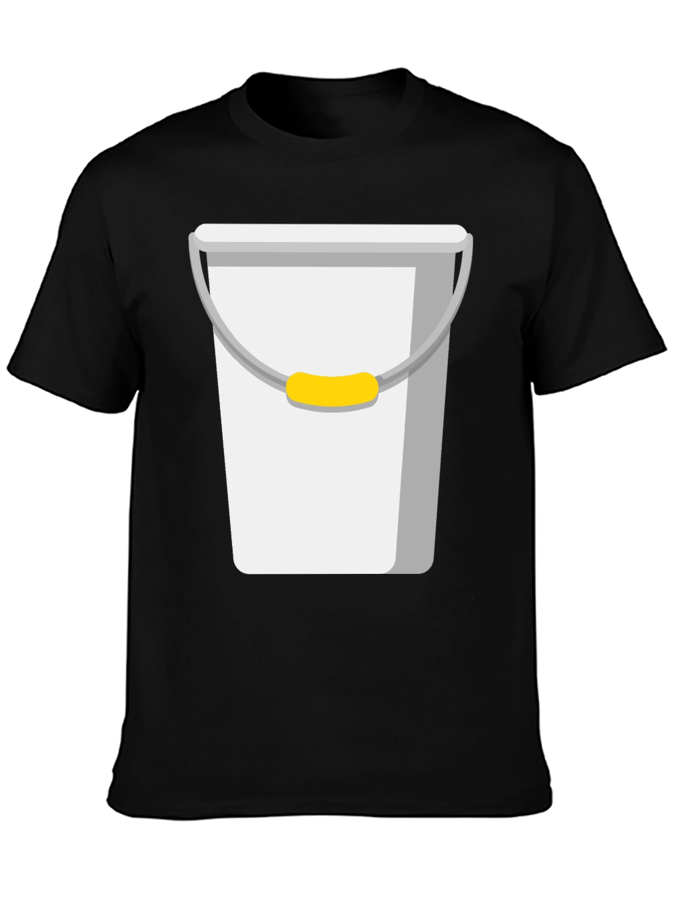 Novelty Bucket Graphic Tee - Quirky Casual Wear