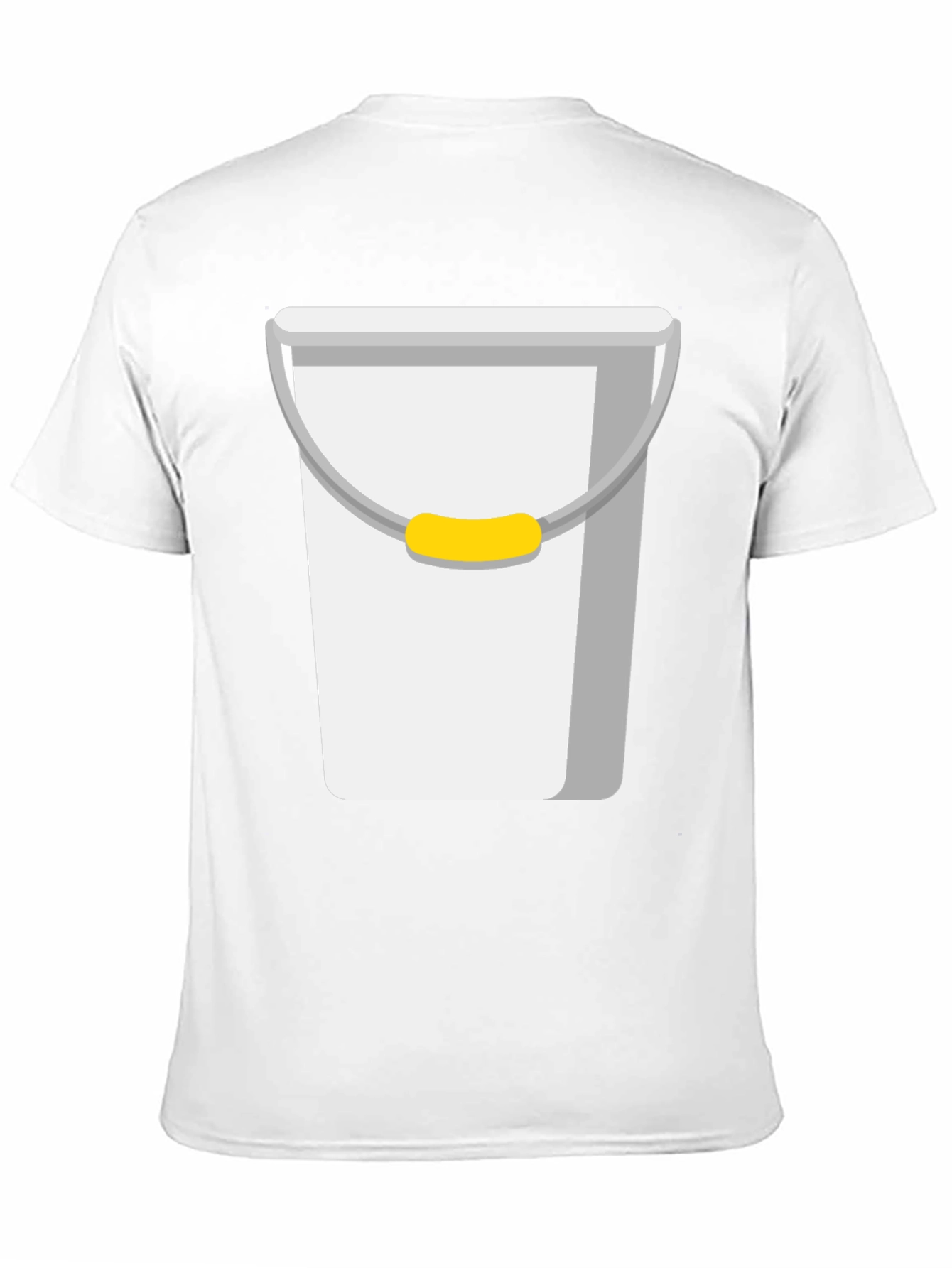 Novelty Bucket Graphic Tee - Quirky Casual Wear