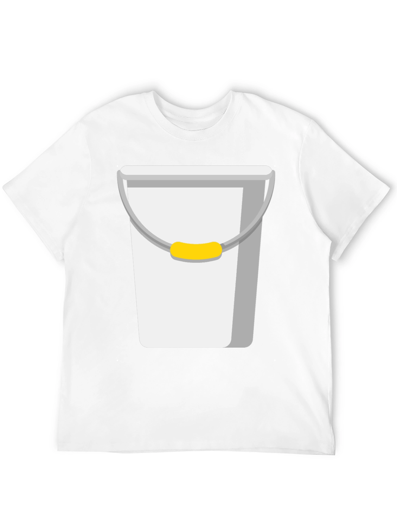 Novelty Bucket Graphic Tee - Quirky Casual Wear