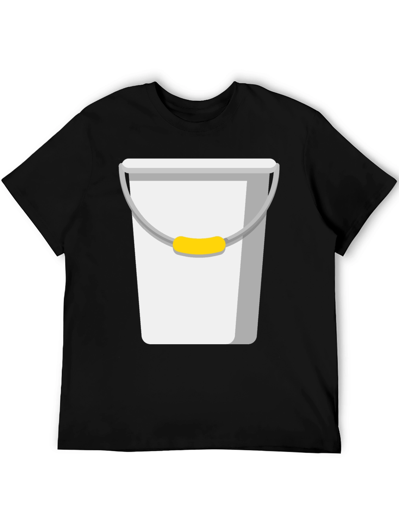 Novelty Bucket Graphic Tee - Quirky Casual Wear