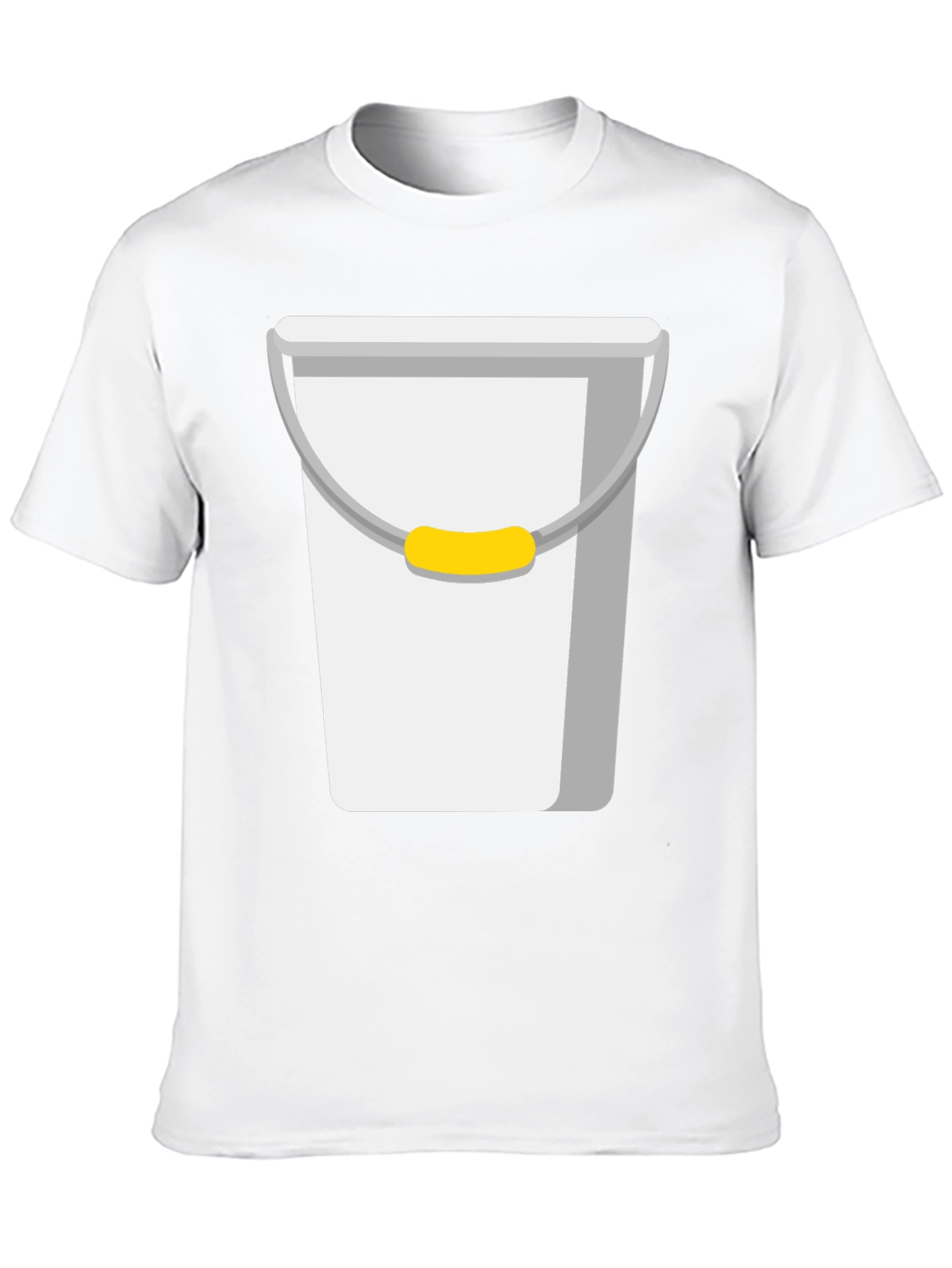 Novelty Bucket Graphic Tee - Quirky Casual Wear