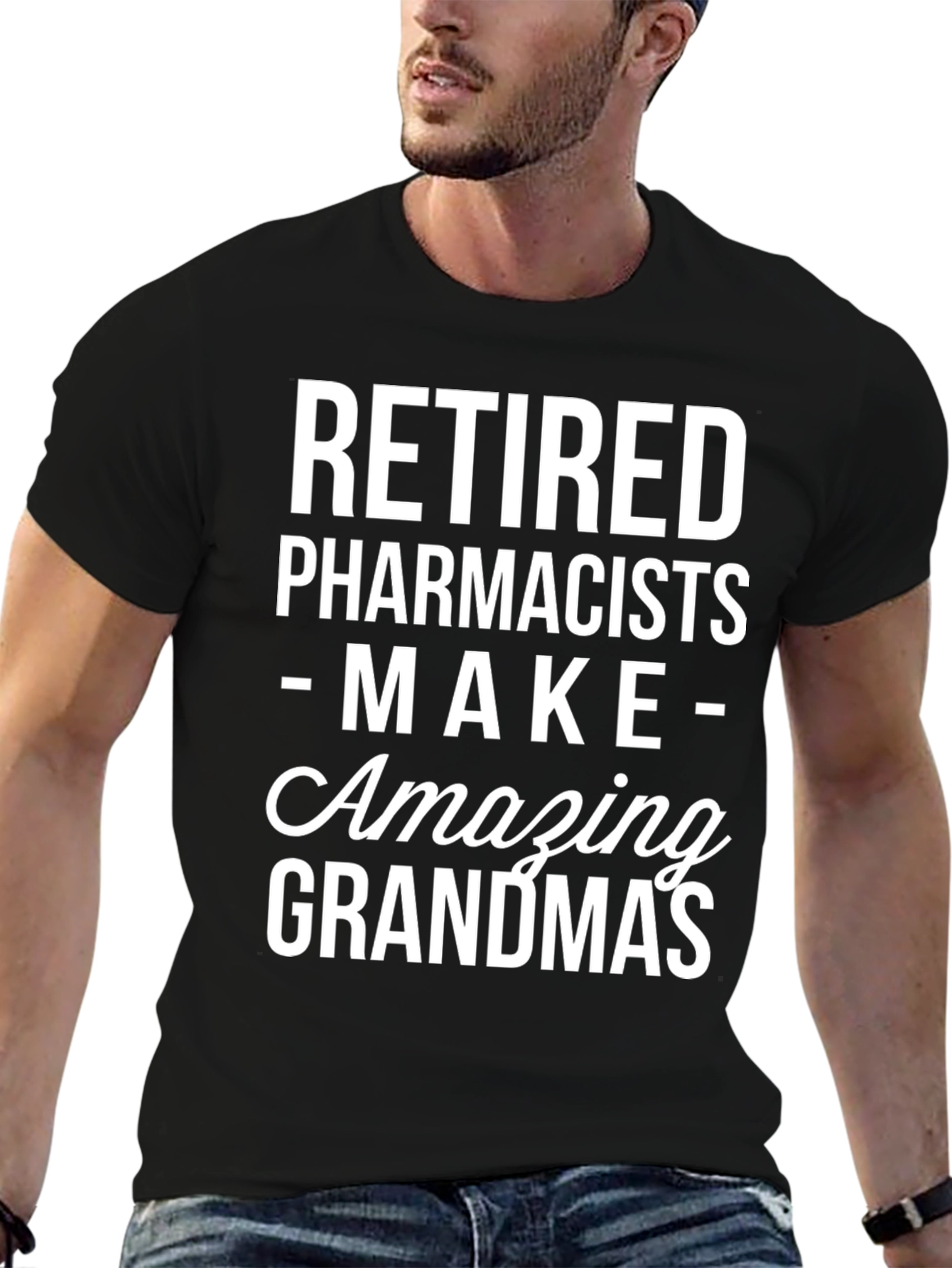 Retired Pharmacists Amazing Grandmas Graphic T-Shirt