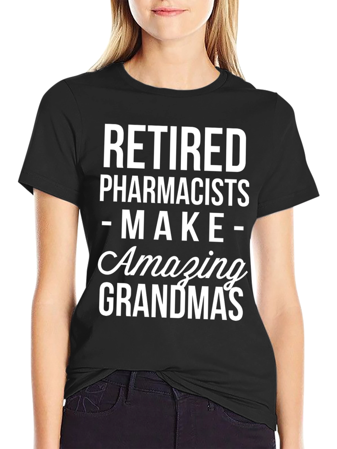 Retired Pharmacists Amazing Grandmas Graphic T-Shirt