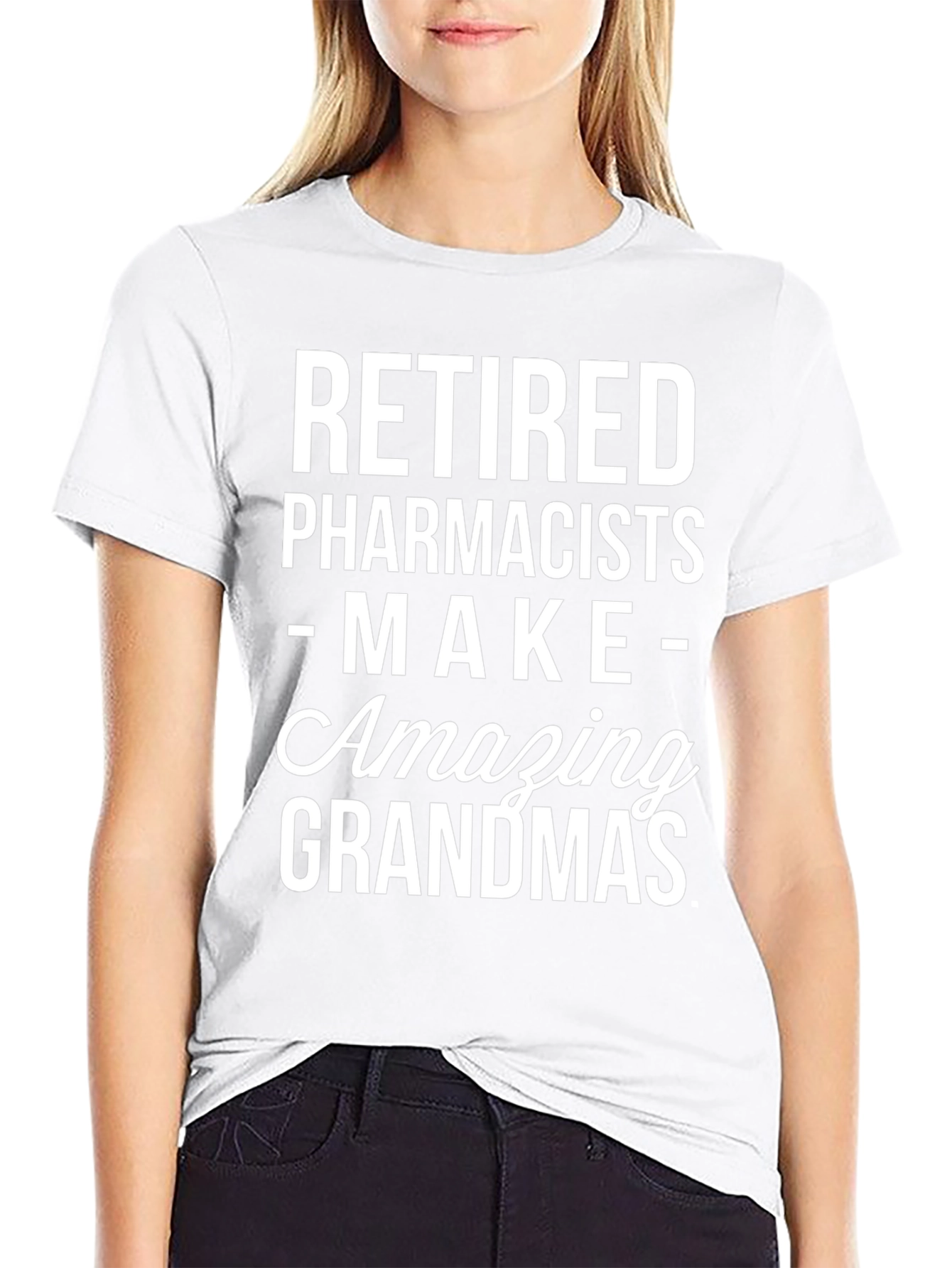 Retired Pharmacists Amazing Grandmas Graphic T-Shirt
