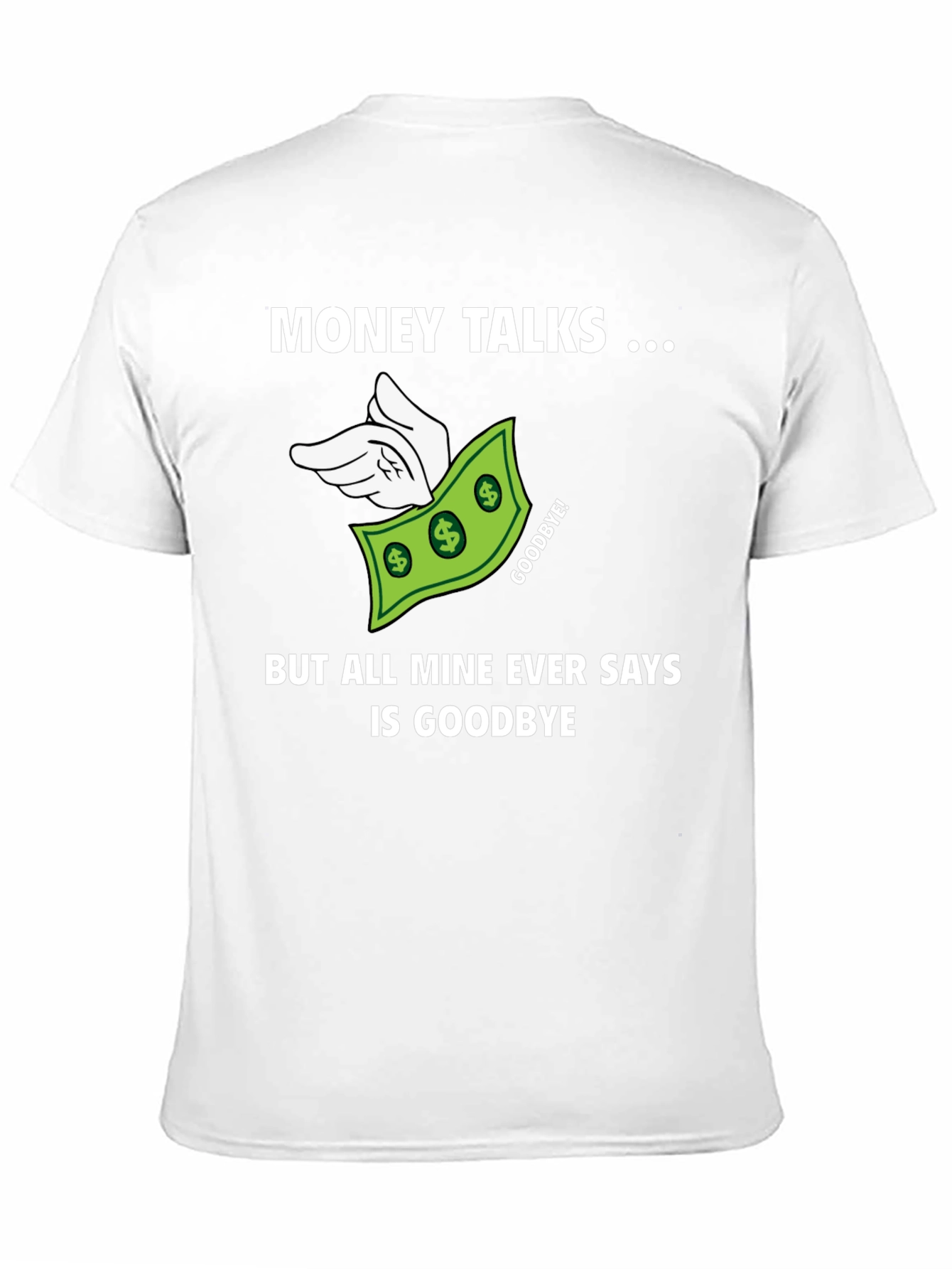 Money Talks Mens Graphic T-Shirt