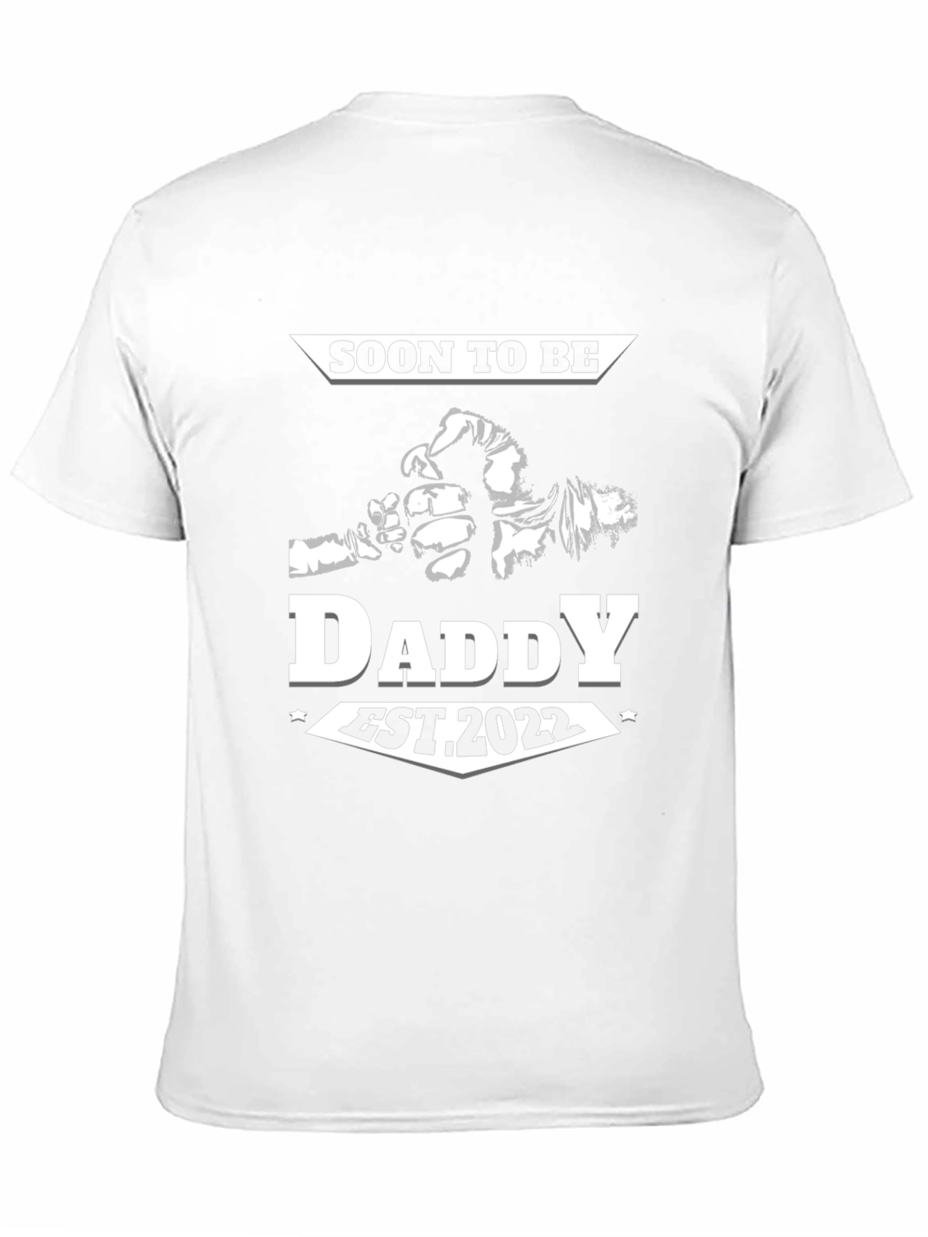 Soon To Be Daddy Est. 2022 Black T-Shirt