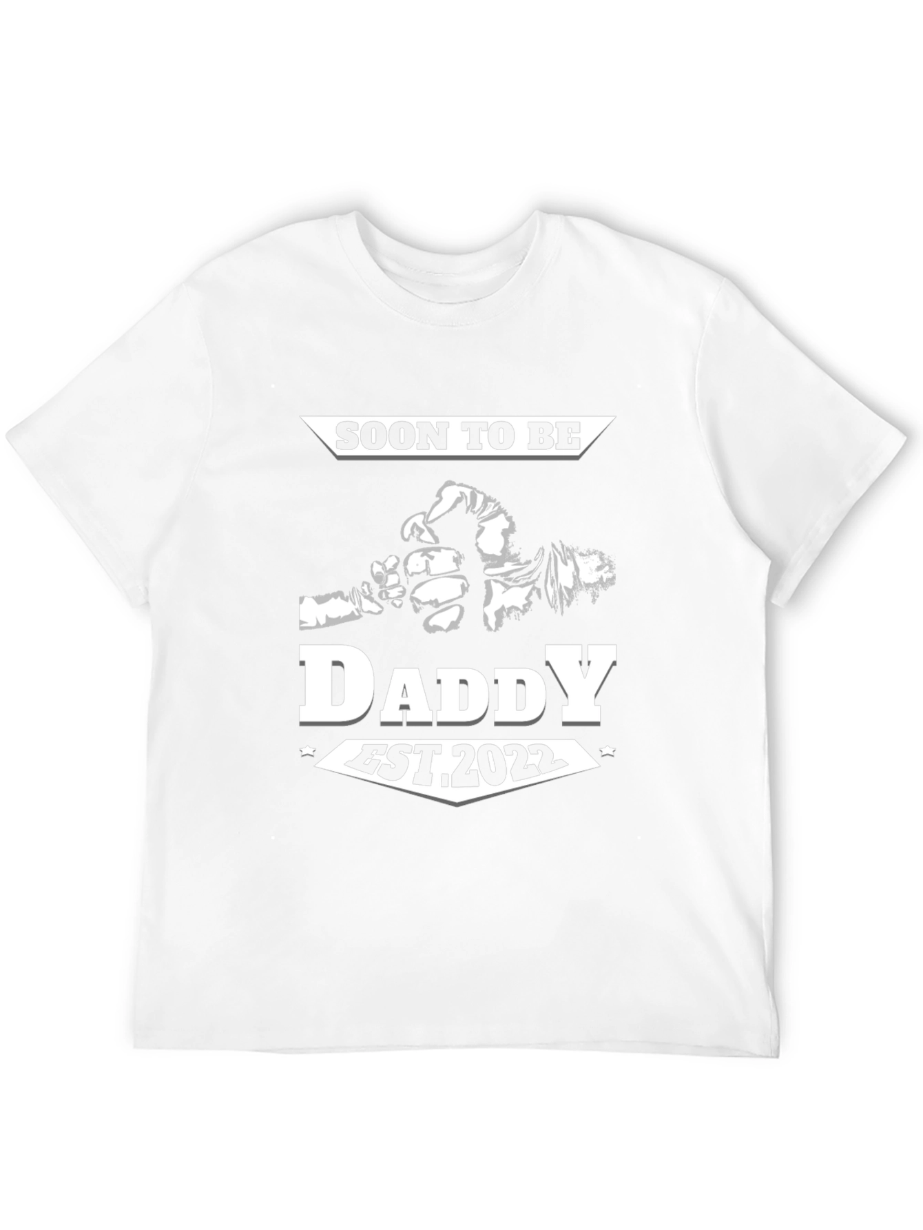 Soon To Be Daddy Est. 2022 Black T-Shirt