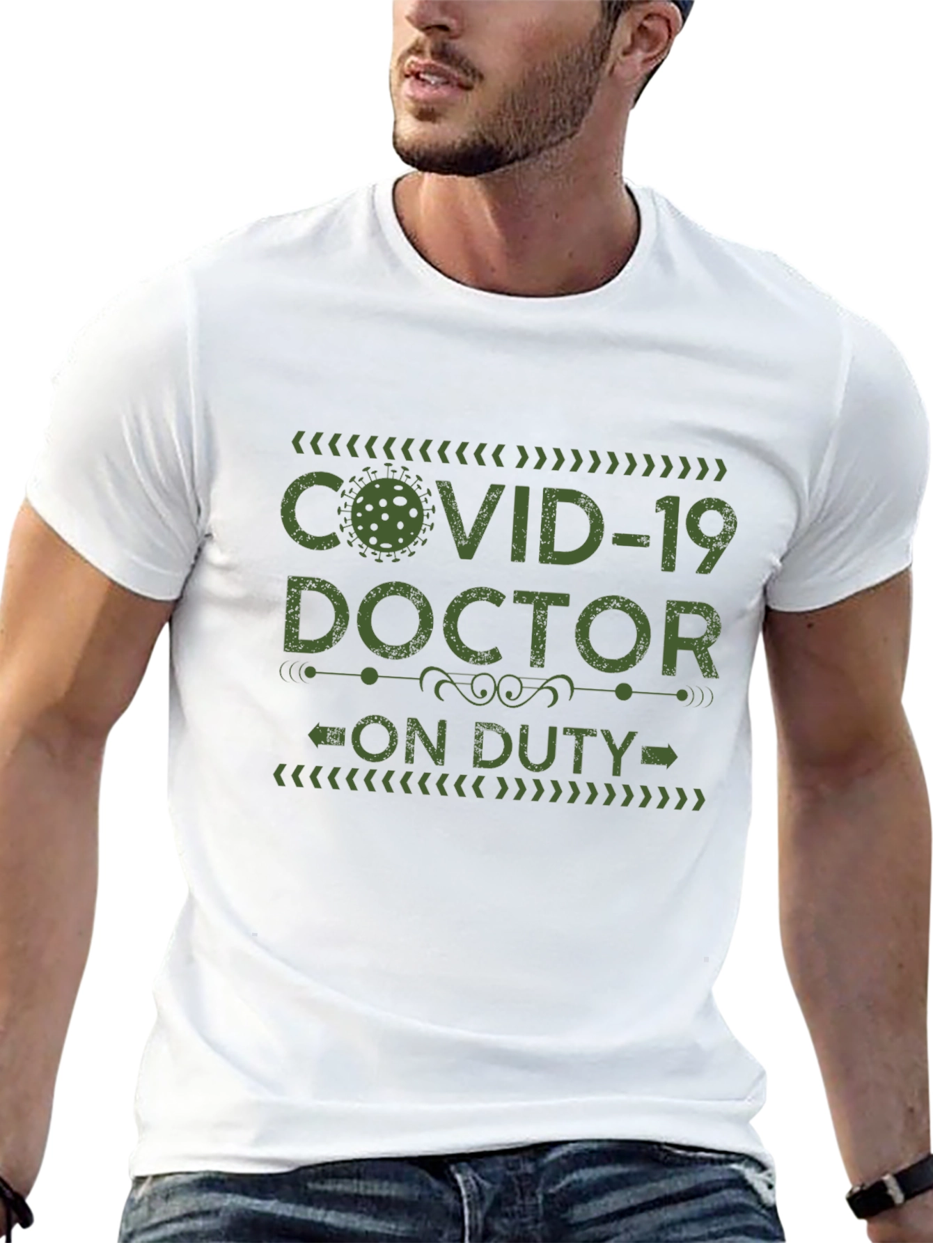 COVID-19 Doctor On Duty Black T-Shirt