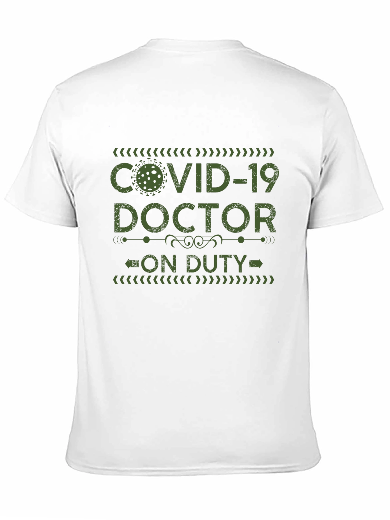 COVID-19 Doctor On Duty Black T-Shirt