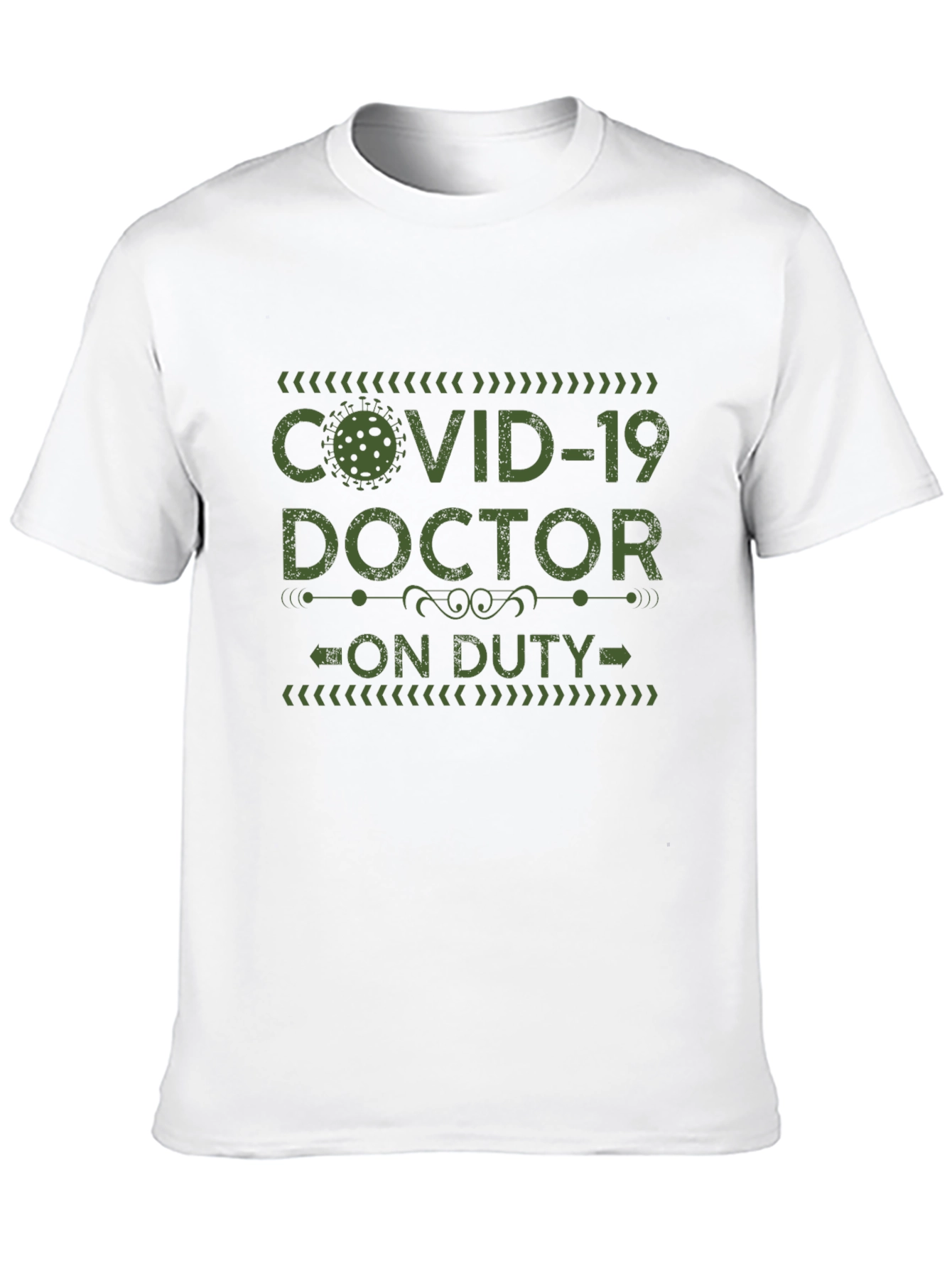 COVID-19 Doctor On Duty Black T-Shirt