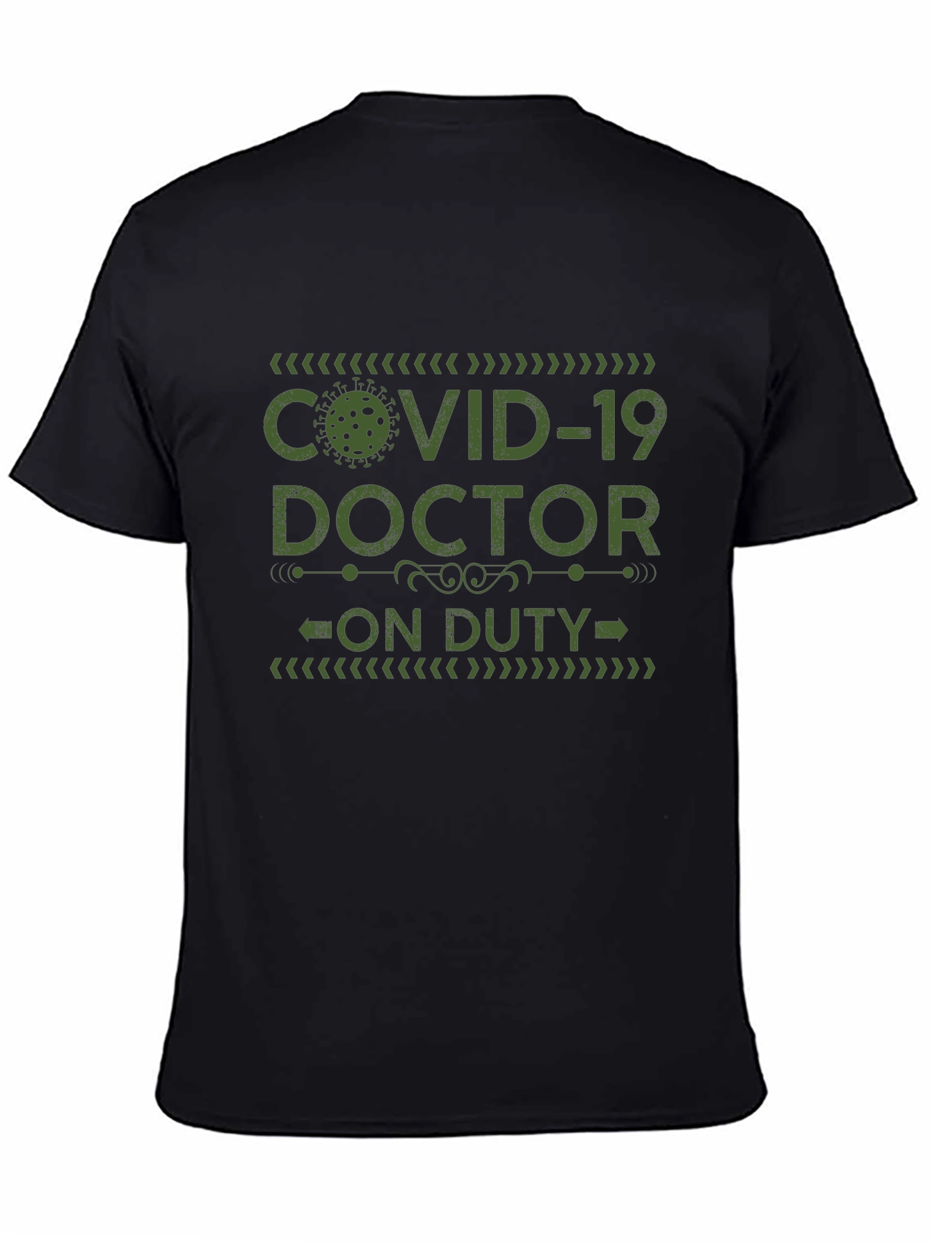 COVID-19 Doctor On Duty Black T-Shirt