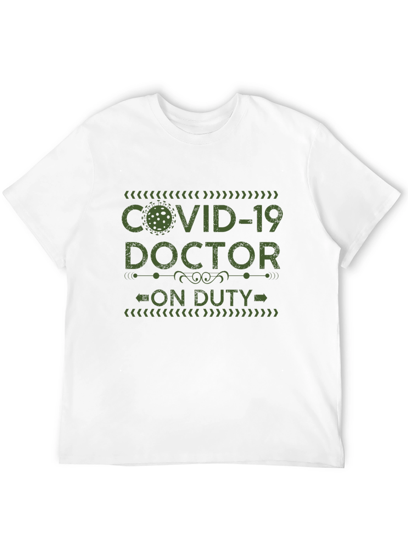COVID-19 Doctor On Duty Black T-Shirt