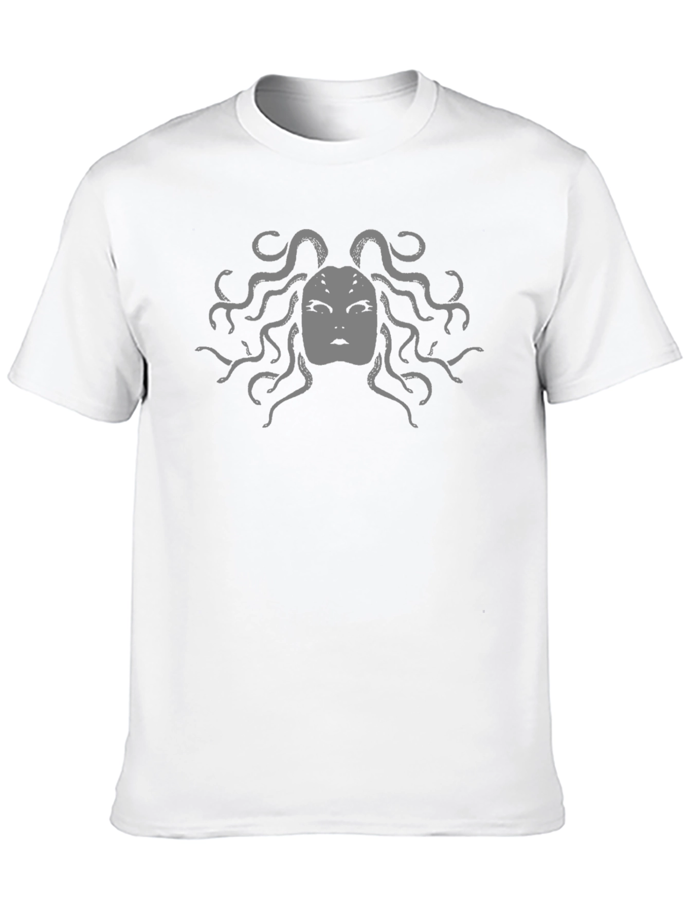 Medusa Graphic Black T-Shirt for Men