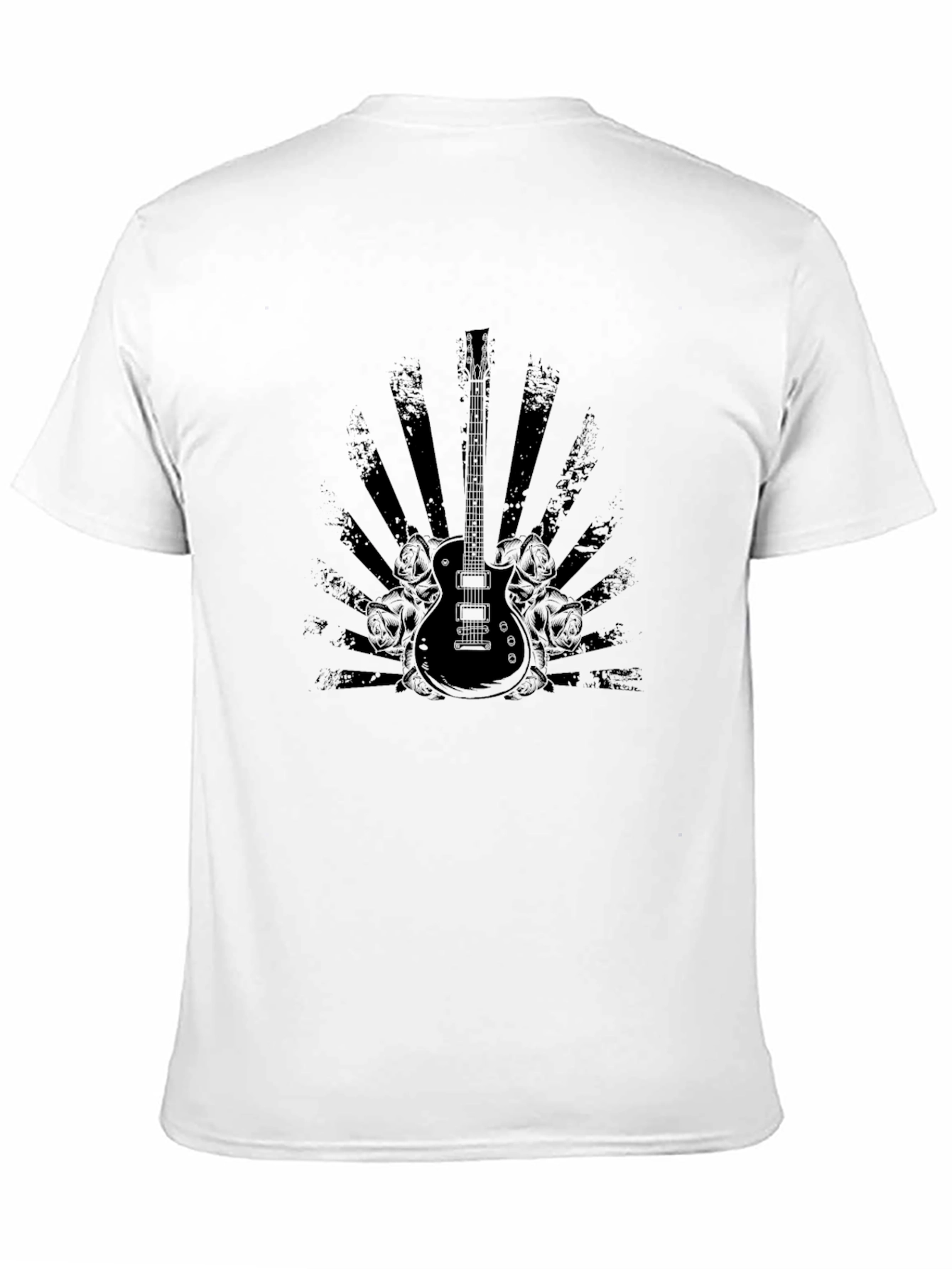 Guitar Graphic T-Shirt - Black