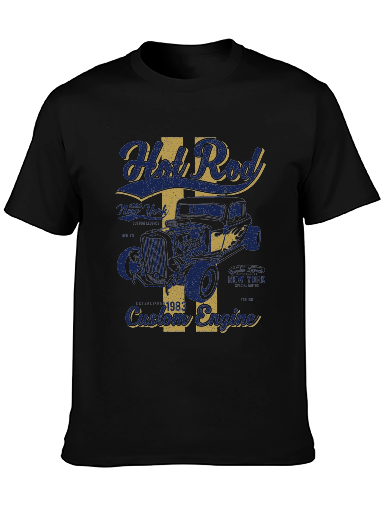 Hot Rod Custom Engine T-Shirt