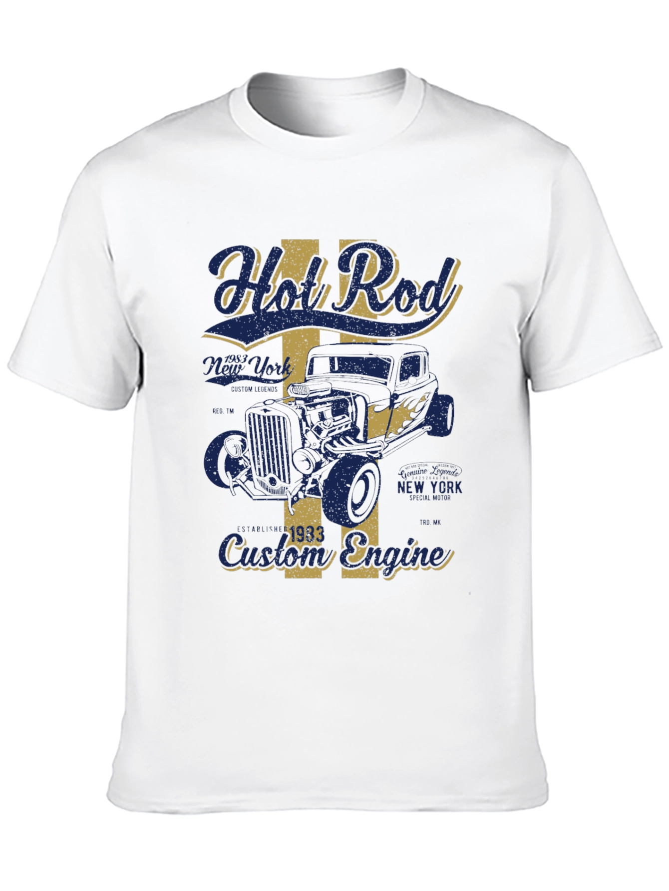 Hot Rod Custom Engine T-Shirt